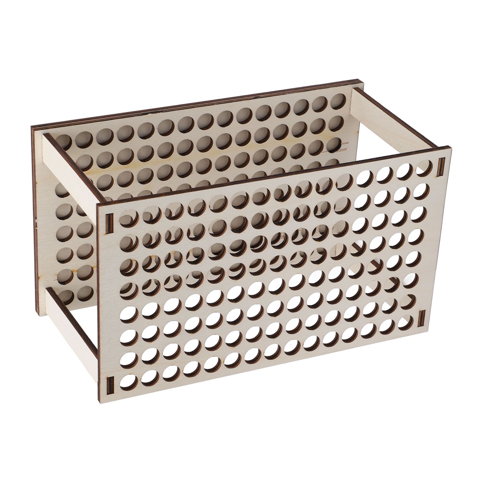 Pencil Storage Holder Multi Holes Detachable Space Saving Wood Structure view 10