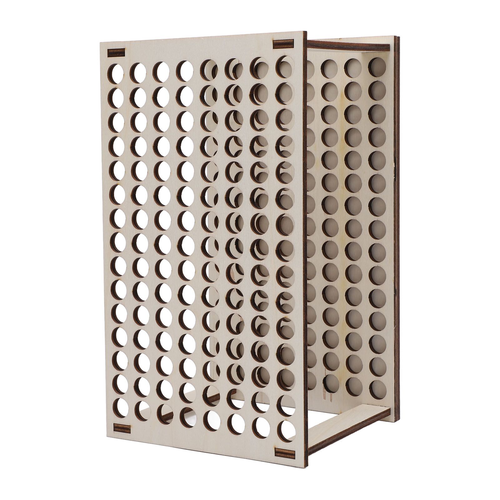 Pencil Storage Holder Multi Holes Detachable Space Saving Wood Structure view 12