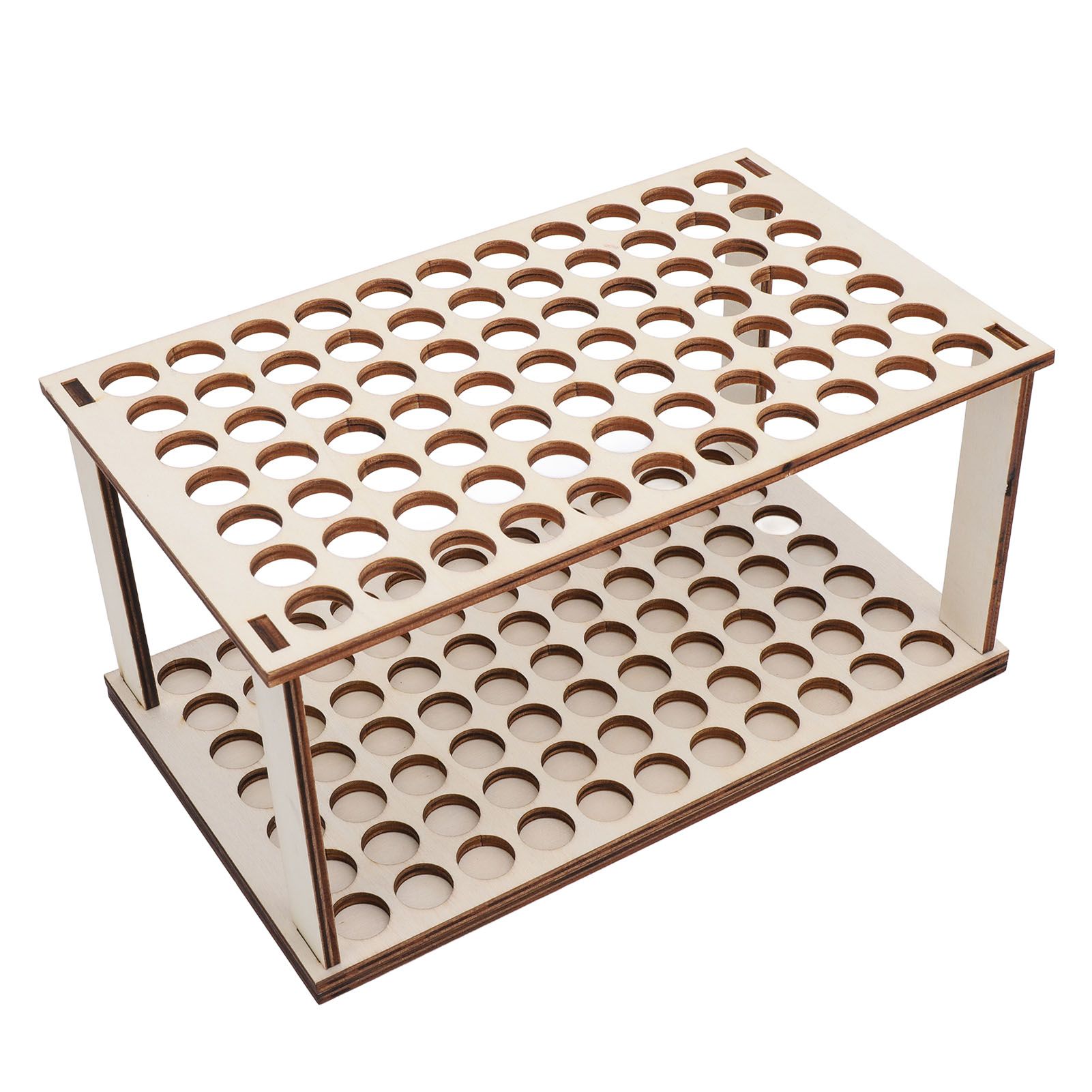 Pencil Storage Holder Multi Holes Detachable Space Saving Wood Structure
