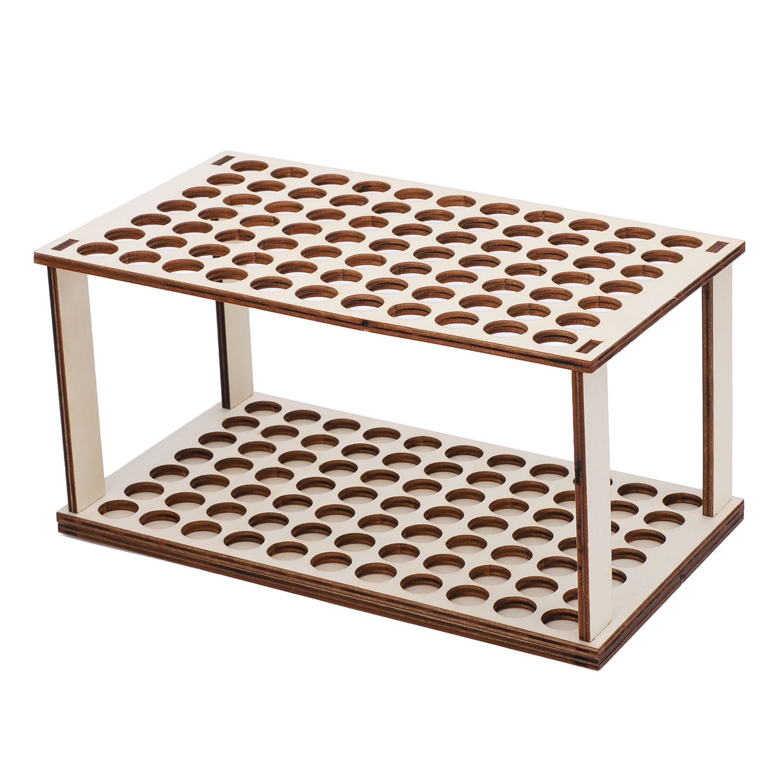 Pencil Storage Holder Multi Holes Detachable Space Saving Wood Structure view 4
