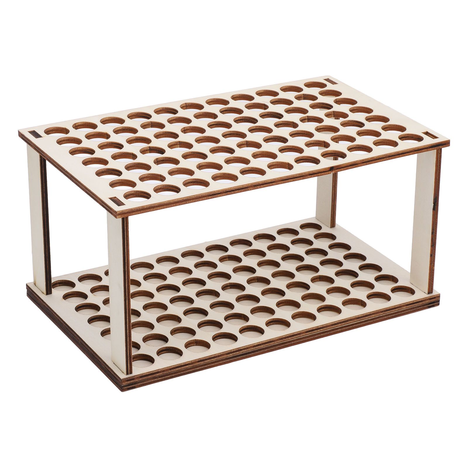 Pencil Storage Holder Multi Holes Detachable Space Saving Wood Structure view 6