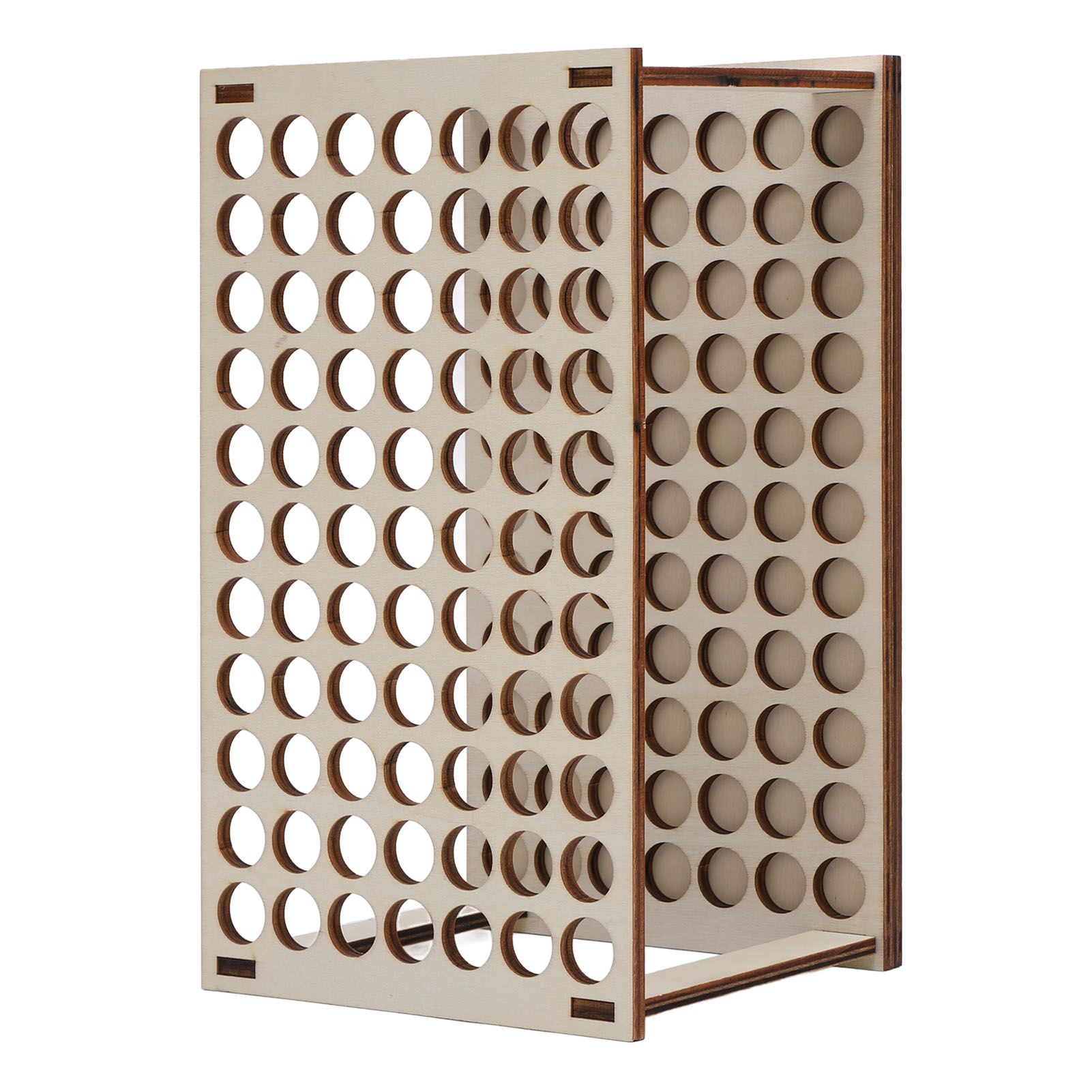 Pencil Storage Holder Multi Holes Detachable Space Saving Wood Structure view 9