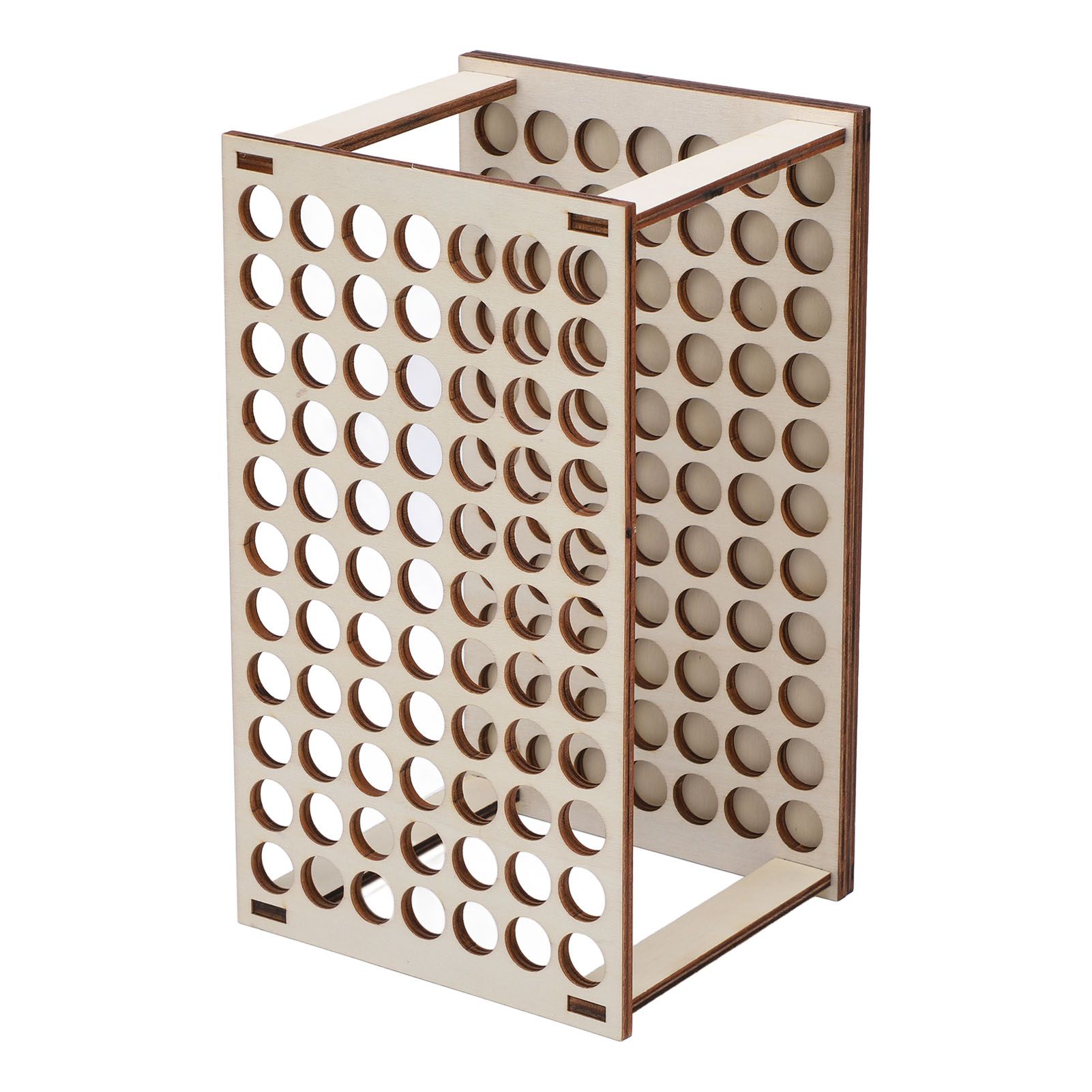 Pencil Storage Holder Multi Holes Detachable Space Saving Wood Structure view 10