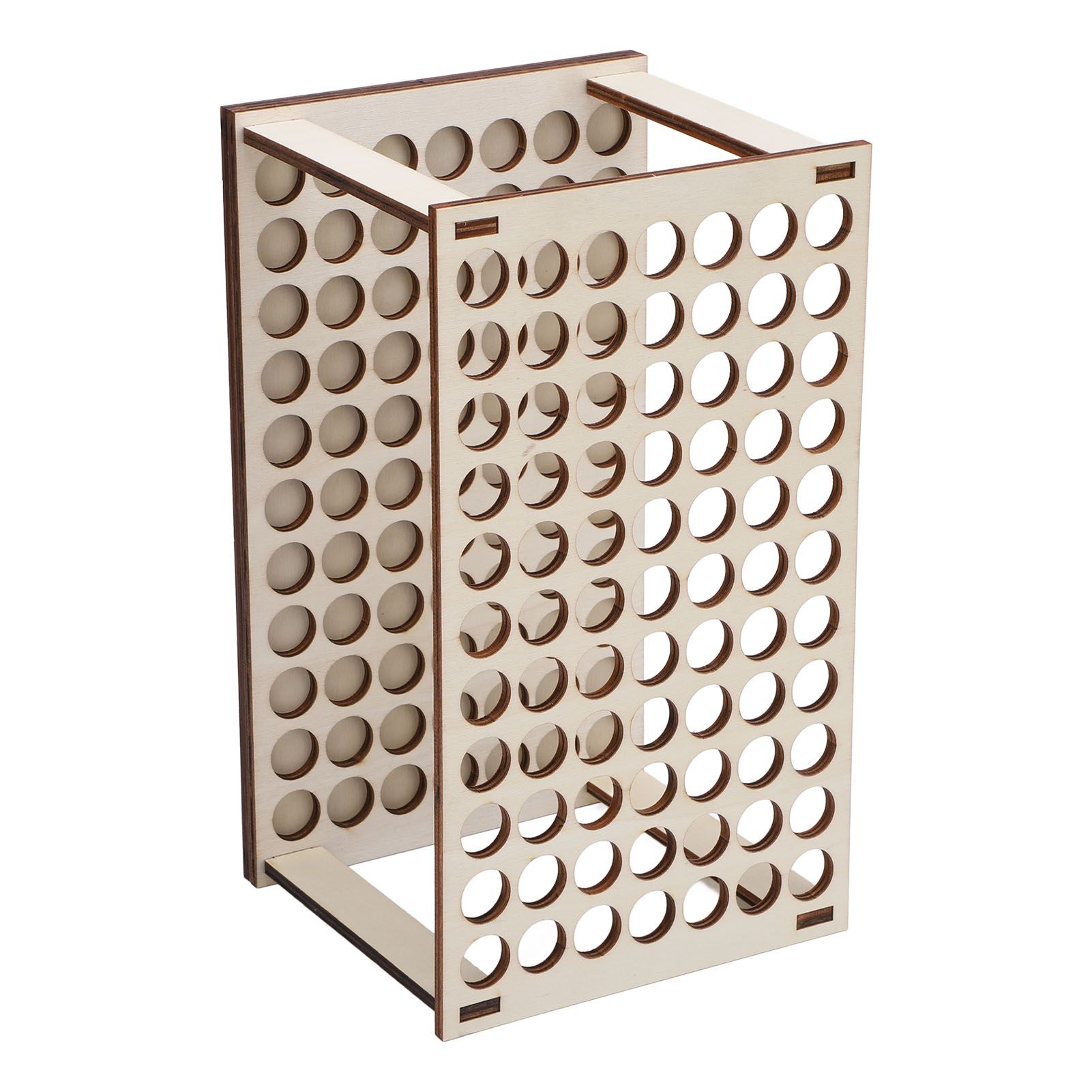 Pencil Storage Holder Multi Holes Detachable Space Saving Wood Structure view 11