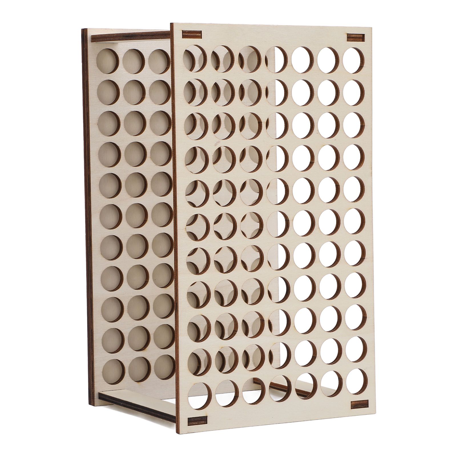 Pencil Storage Holder Multi Holes Detachable Space Saving Wood Structure view 12