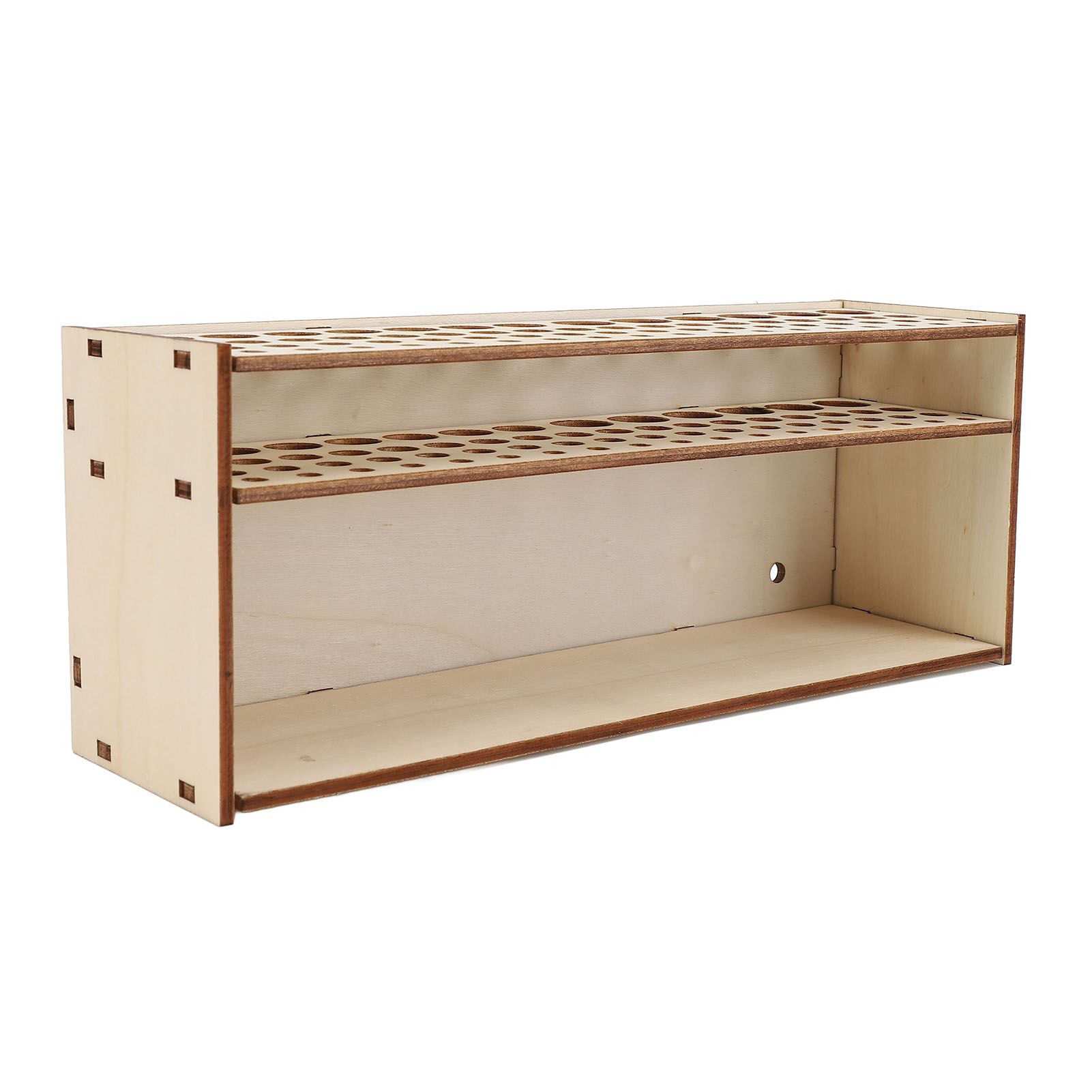 Wooden Paint Brush Holder Artist 67 Hole Detachable Paintbrush Rack Organizer view 4