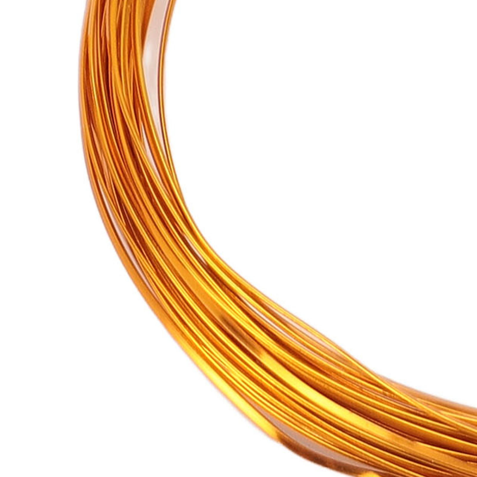 6 Rolls Aluminum Craft Flat Wire 32.8ft Bendable 0.5mm 0.1mm Thick Sculpturing view 5