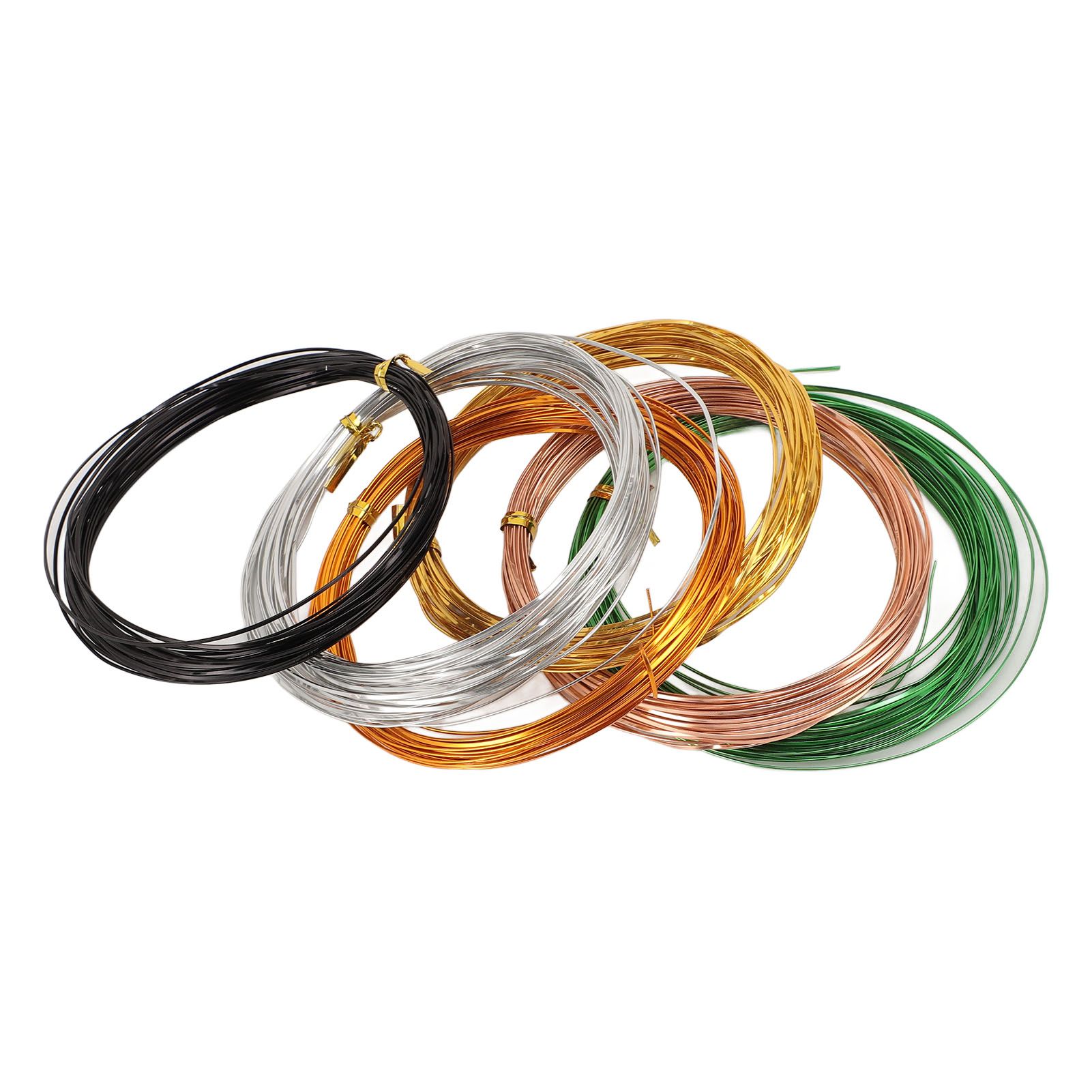 6 Rolls Aluminum Craft Flat Wire 32.8ft Bendable 0.5mm 0.1mm Thick Sculpturing view 9