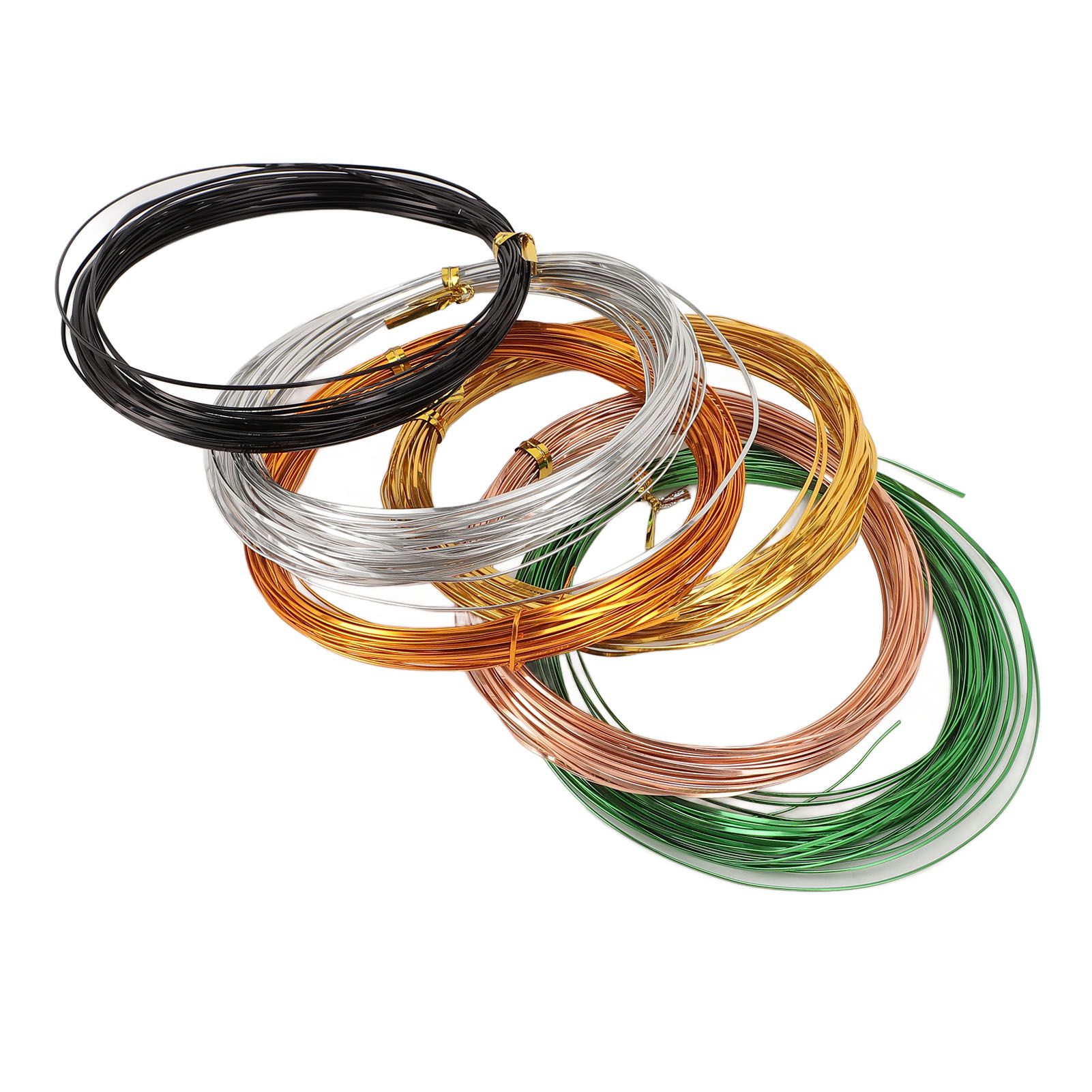 6 Rolls Aluminum Craft Flat Wire 32.8ft Bendable 0.5mm 0.1mm Thick Sculpturing view 11