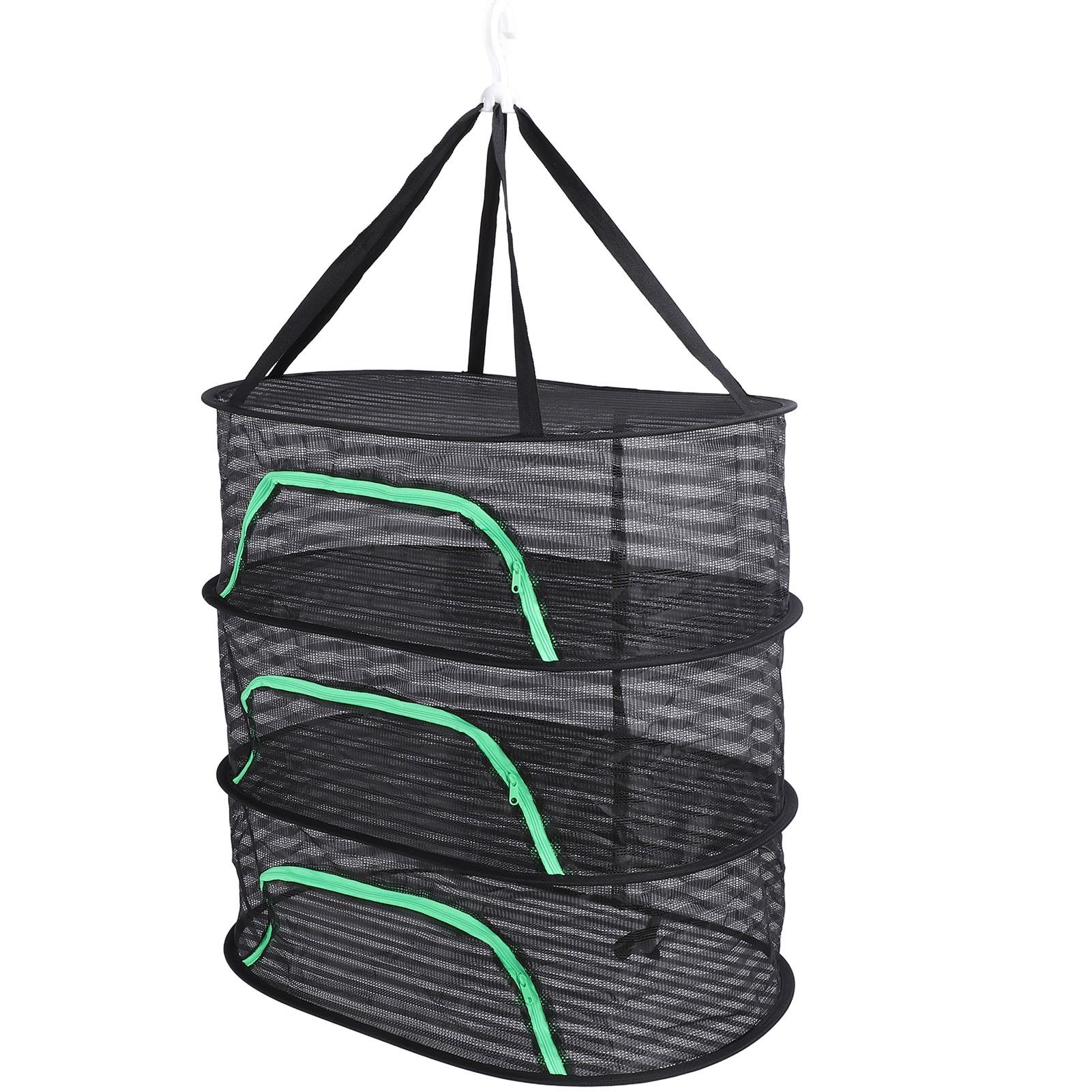 Hanging Drying Mesh with Zipper Breathable Polyester Foldable Hanging Mesh view 4