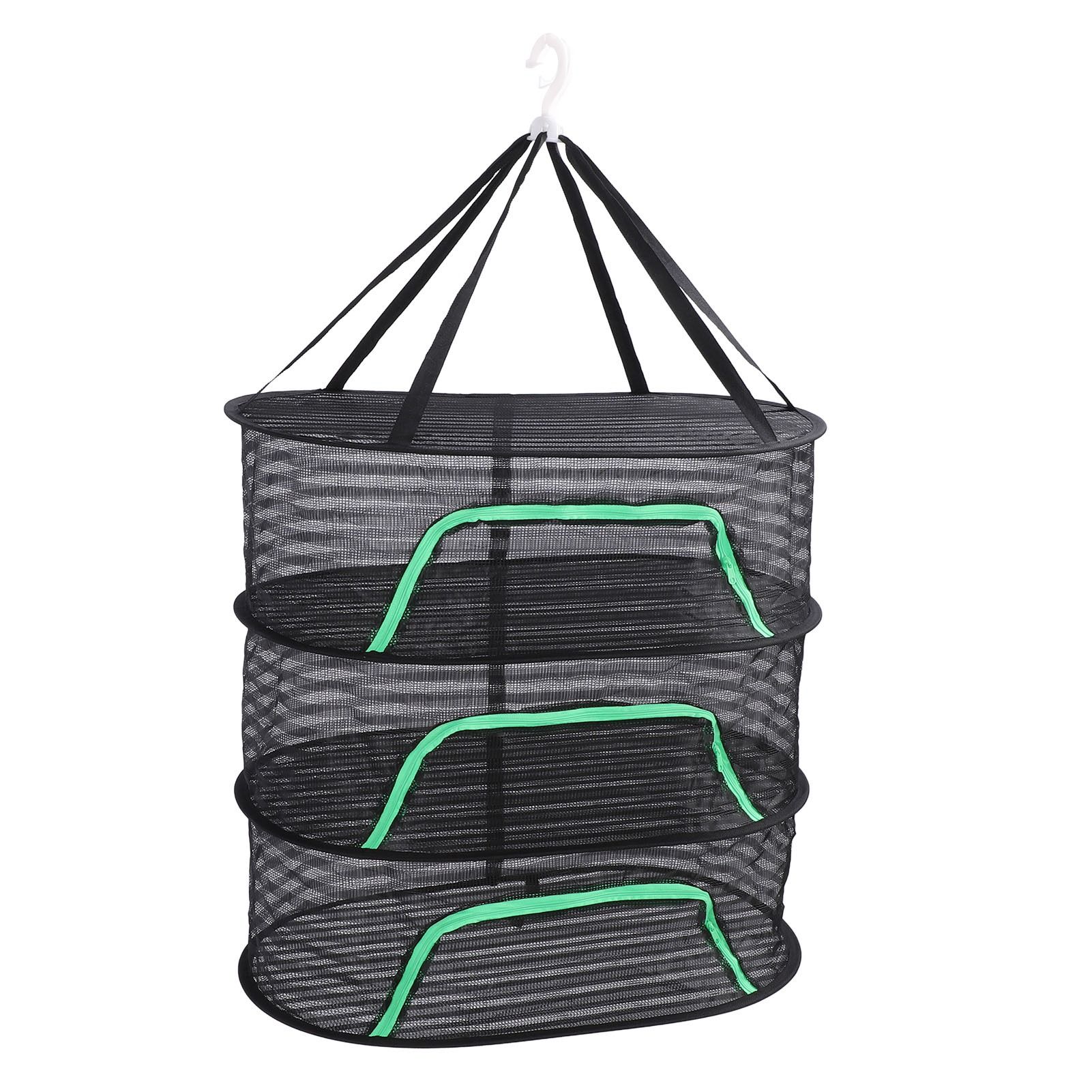 Hanging Drying Mesh with Zipper Breathable Polyester Foldable Hanging Mesh view 8