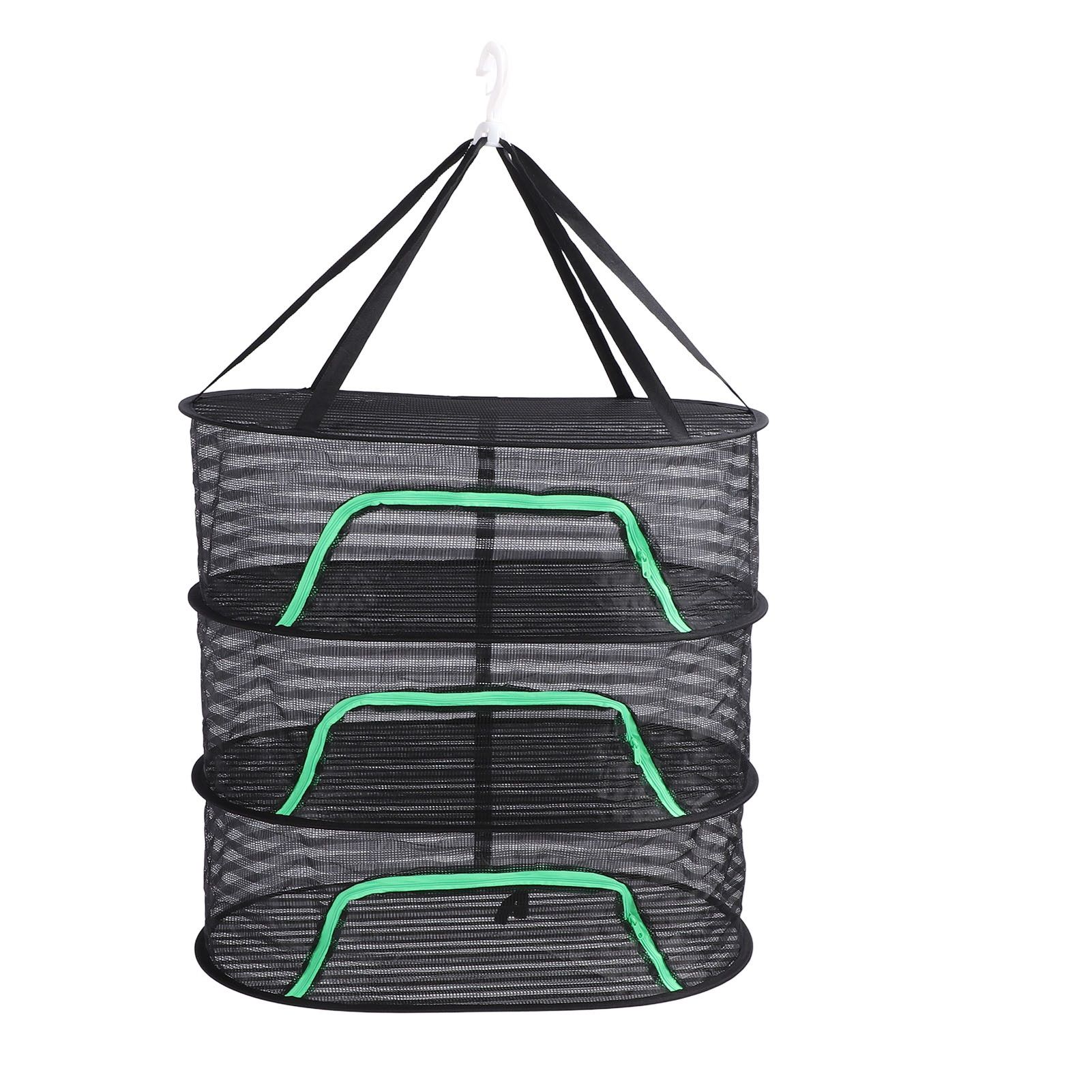 Hanging Drying Mesh with Zipper Breathable Polyester Foldable Hanging Mesh view 9