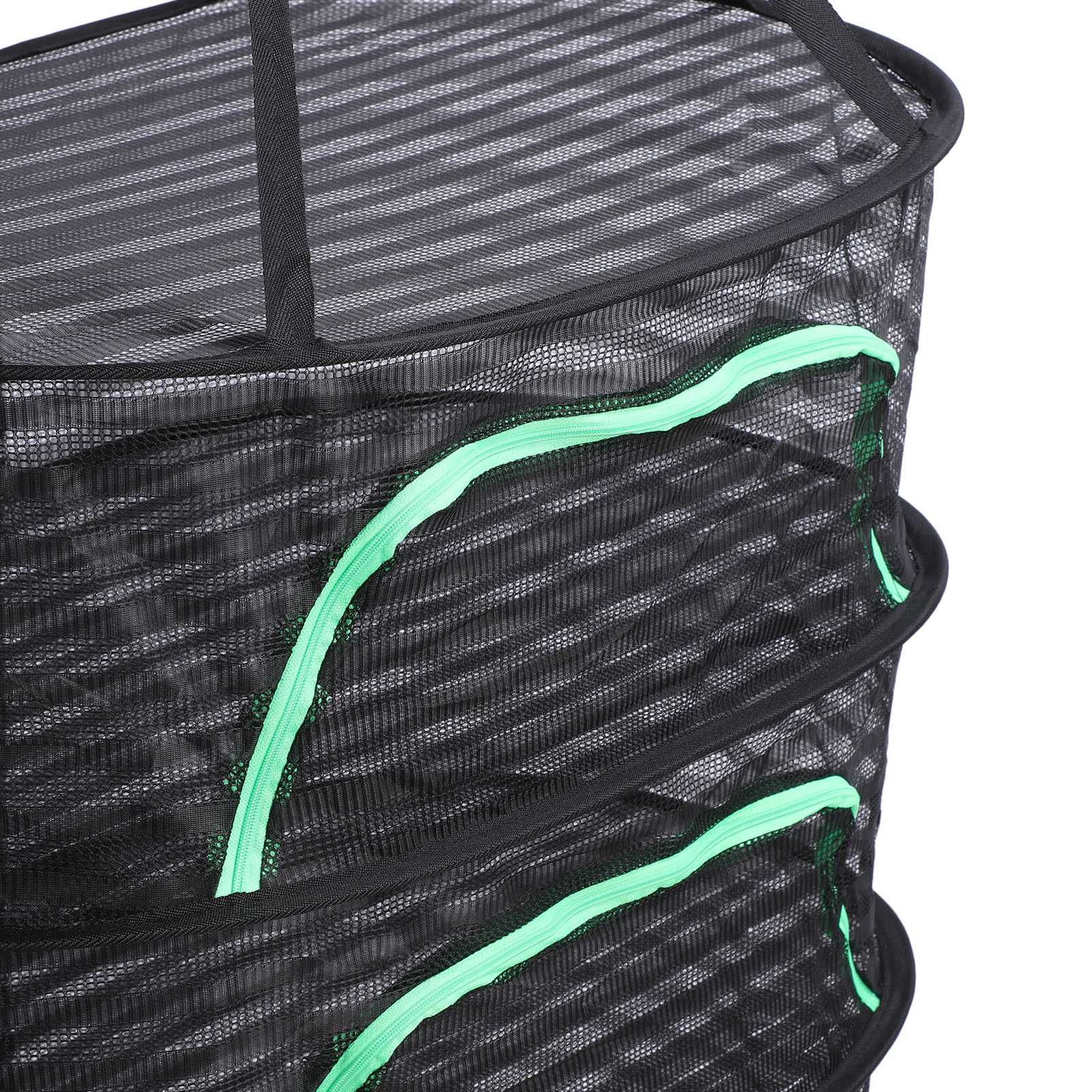Hanging Drying Mesh with Zipper Breathable Polyester Foldable Hanging Mesh view 2