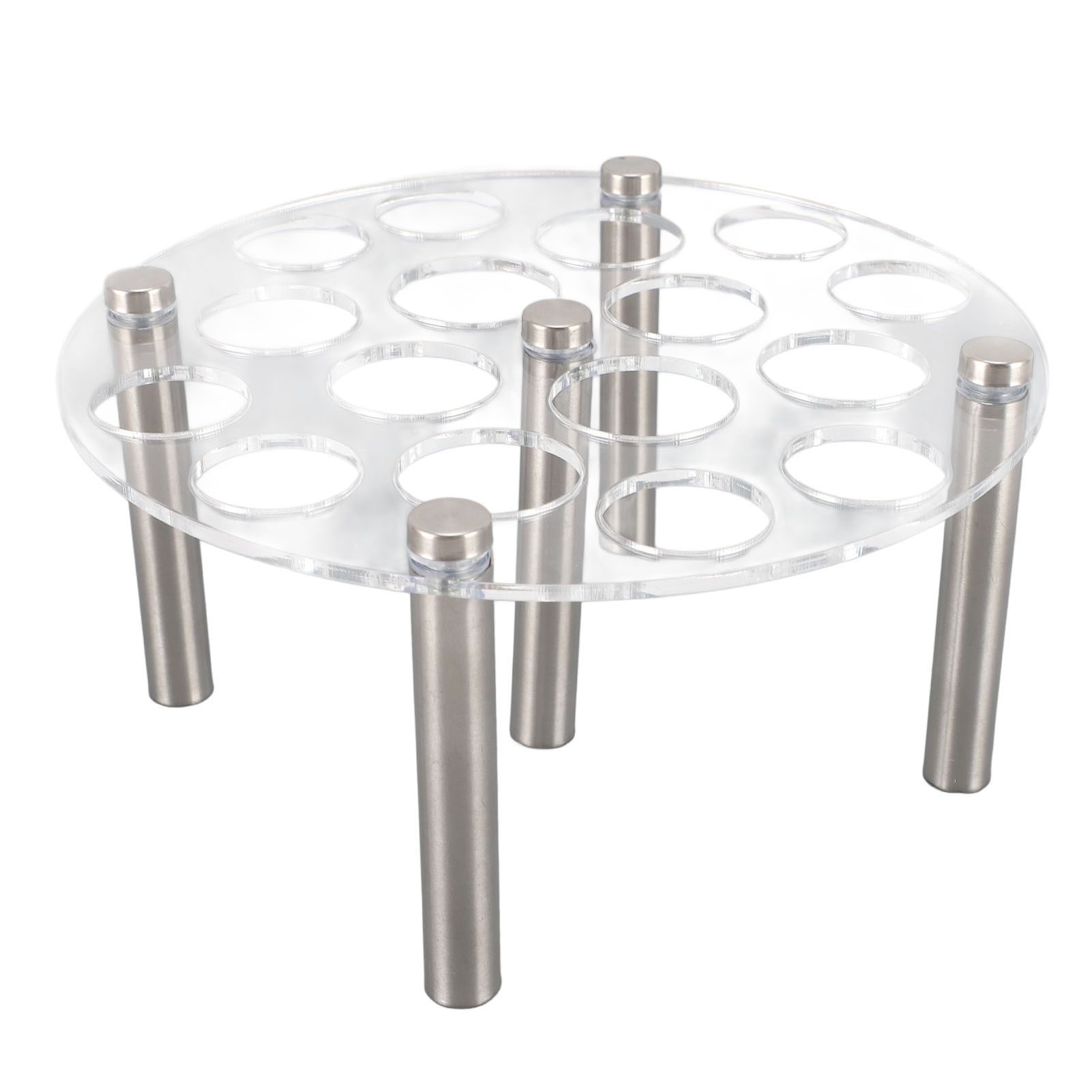 Chess Piece Holder for DIY Acrylic Aluminum Round Chess Piece Die Holder Stand view 4