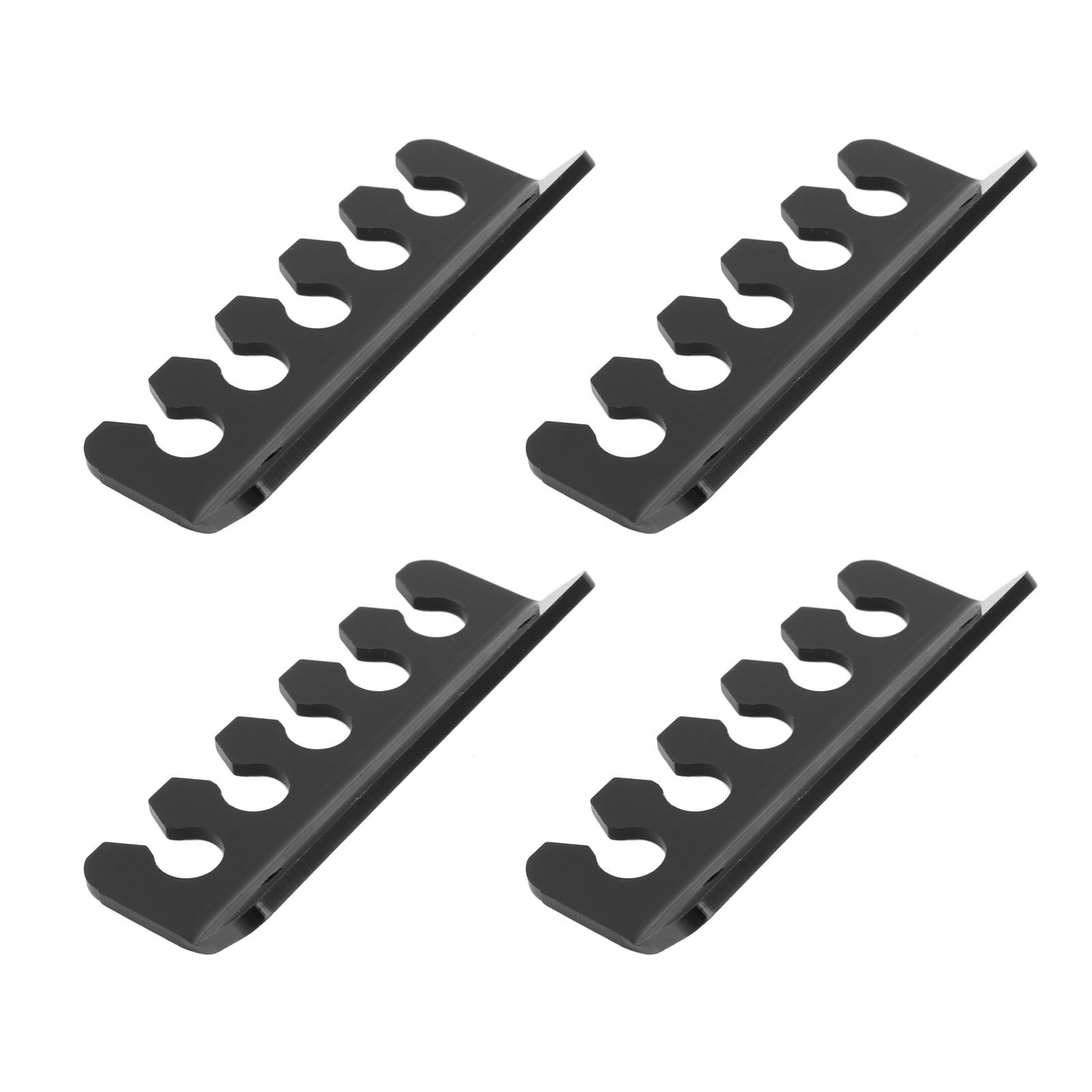 4 Pcs Cable Holder Clip 5 Slots Acrylic Phone Tablet Charging Cord Management view 8