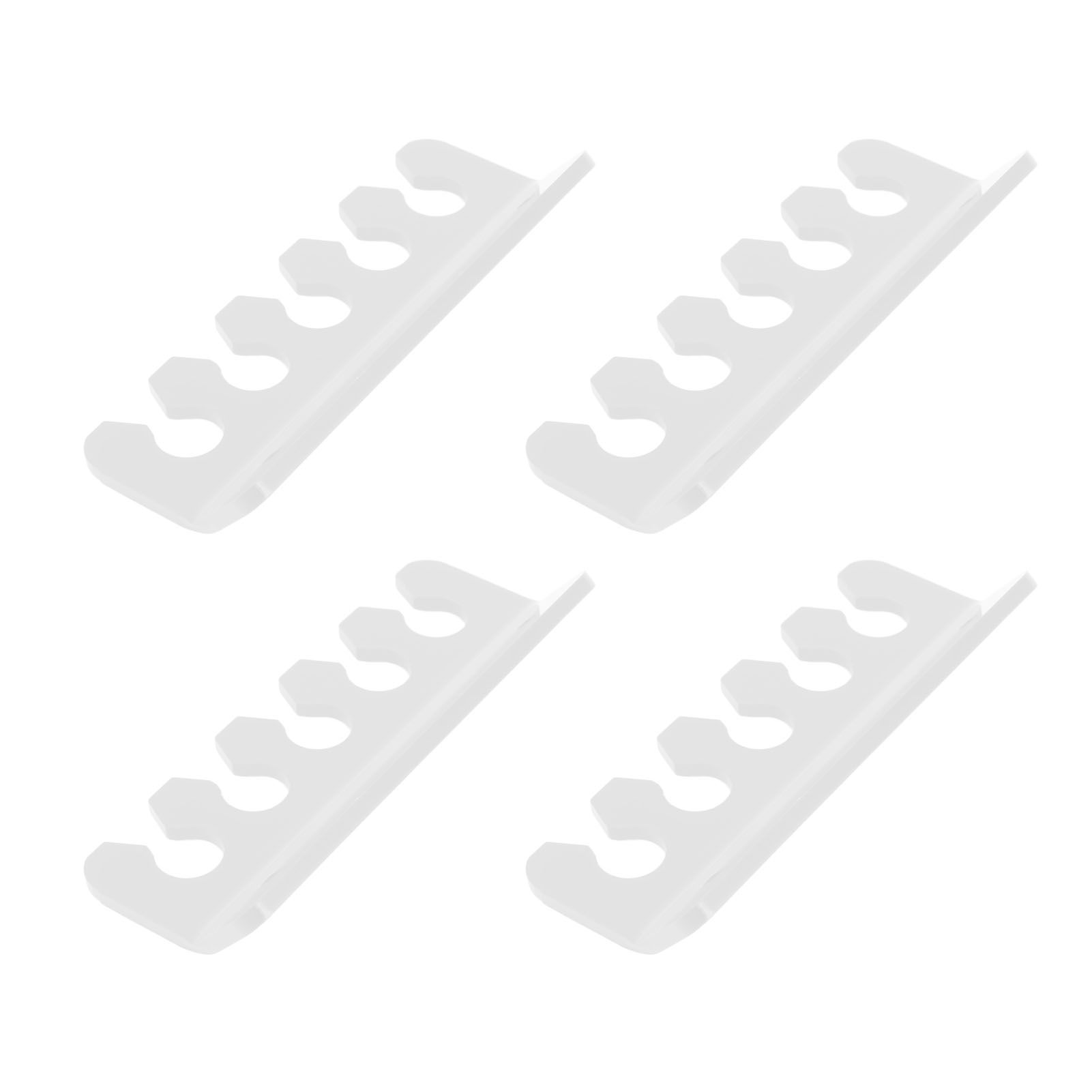 4 Pcs Cable Holder Clip 5 Slots Acrylic Phone Tablet Charging Cord Management view 8
