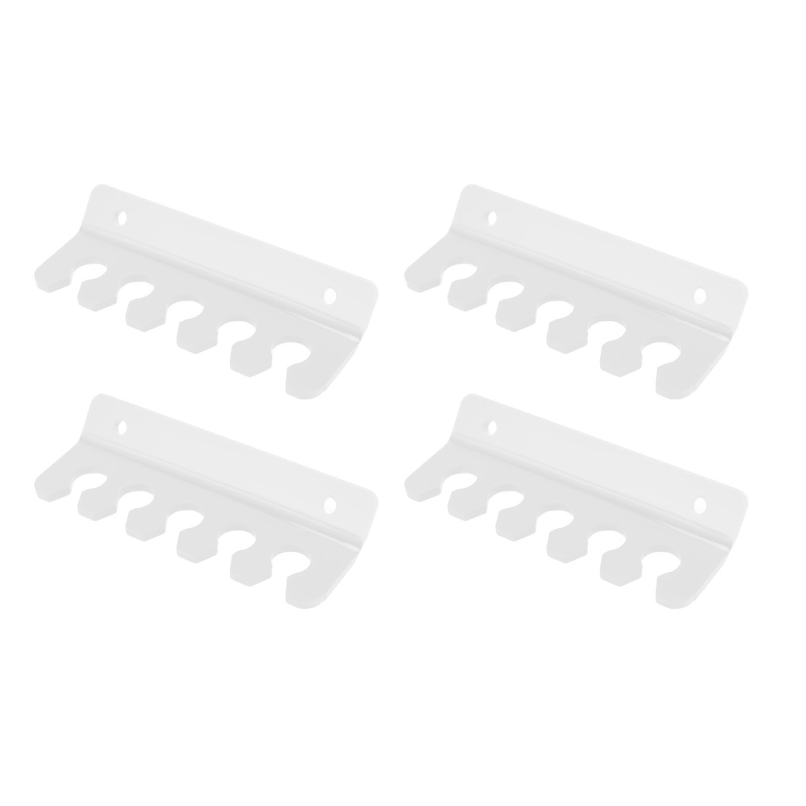 4 Pcs Cable Holder Clip 5 Slots Acrylic Phone Tablet Charging Cord Management view 9