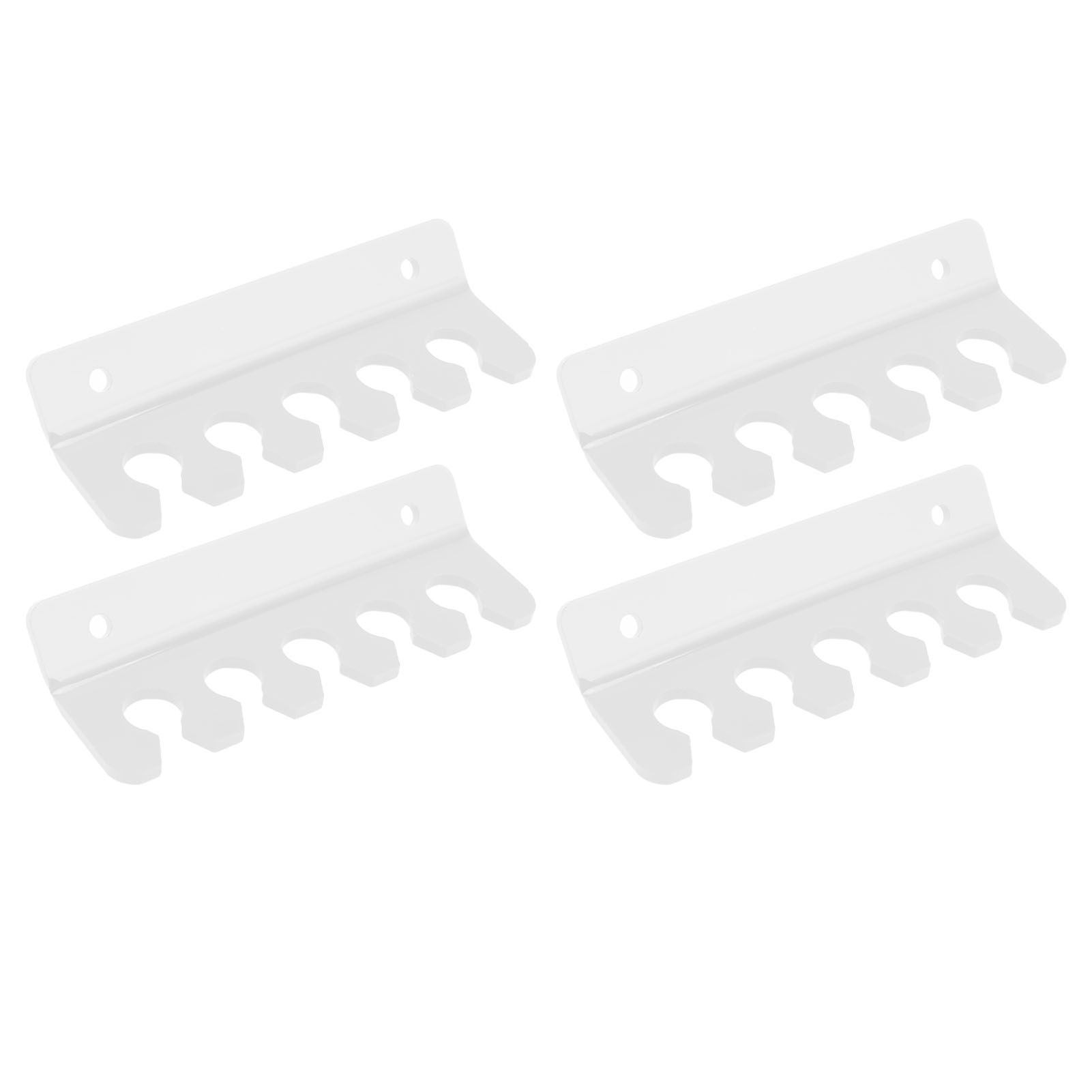 4 Pcs Cable Holder Clip 5 Slots Acrylic Phone Tablet Charging Cord Management view 12