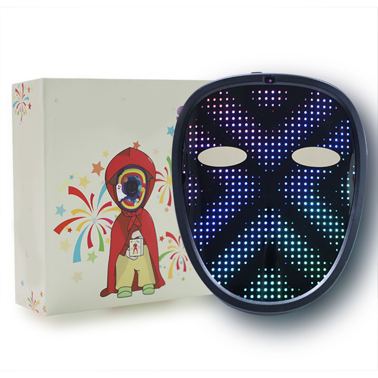 Kids LED Face Cover Face Transforming Cover Gesture Control Face Glowing Cover view 2