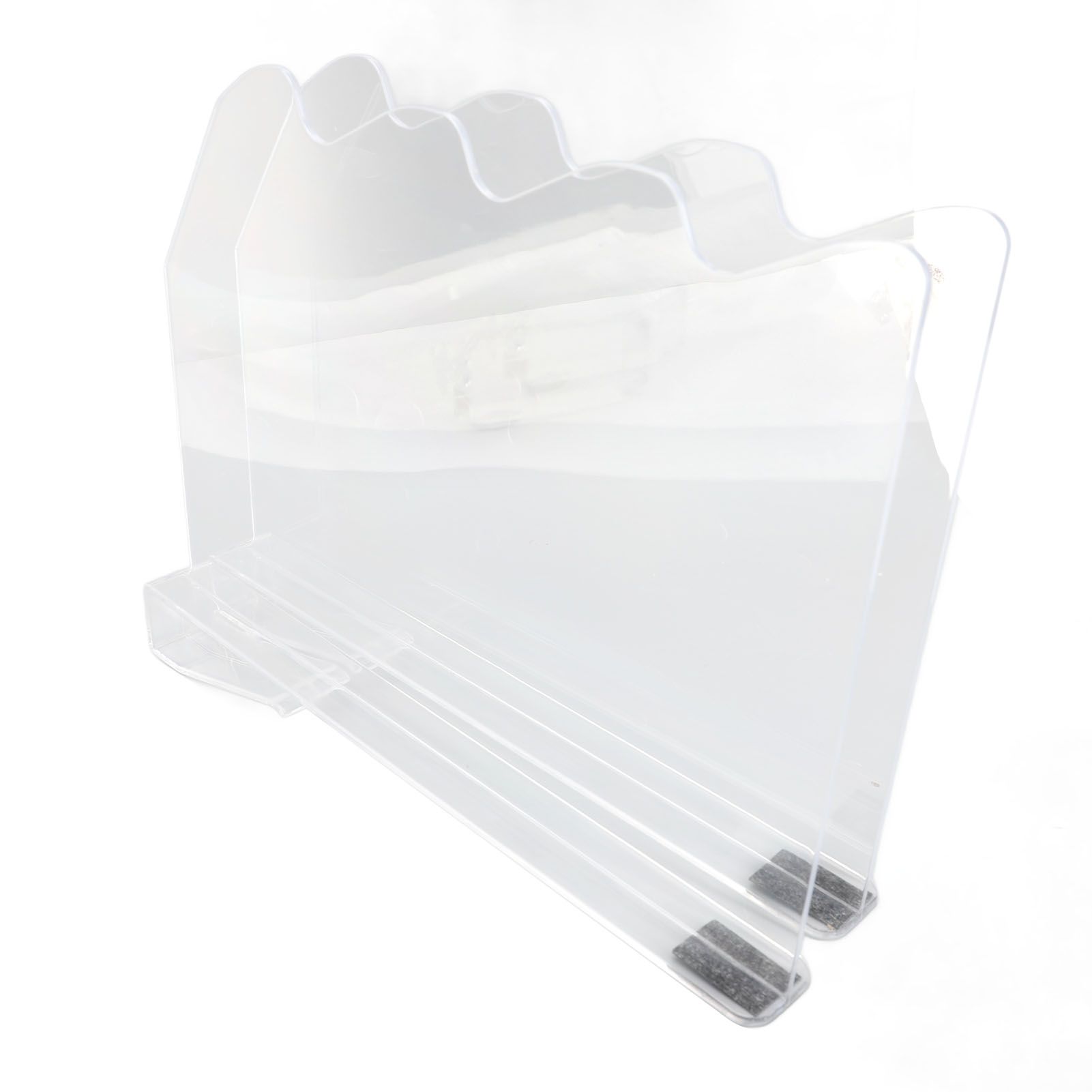 2Pcs Shelf Dividers for Closet Organization Plastic Clear Shelf Cabinet view 4