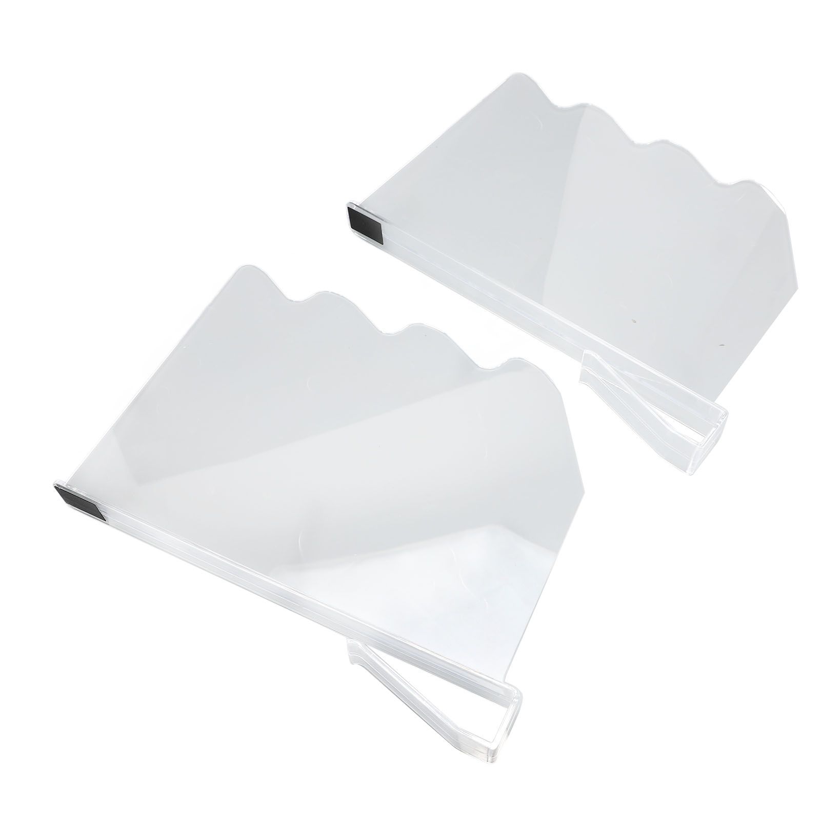 2Pcs Shelf Dividers for Closet Organization Plastic Clear Shelf Cabinet view 11