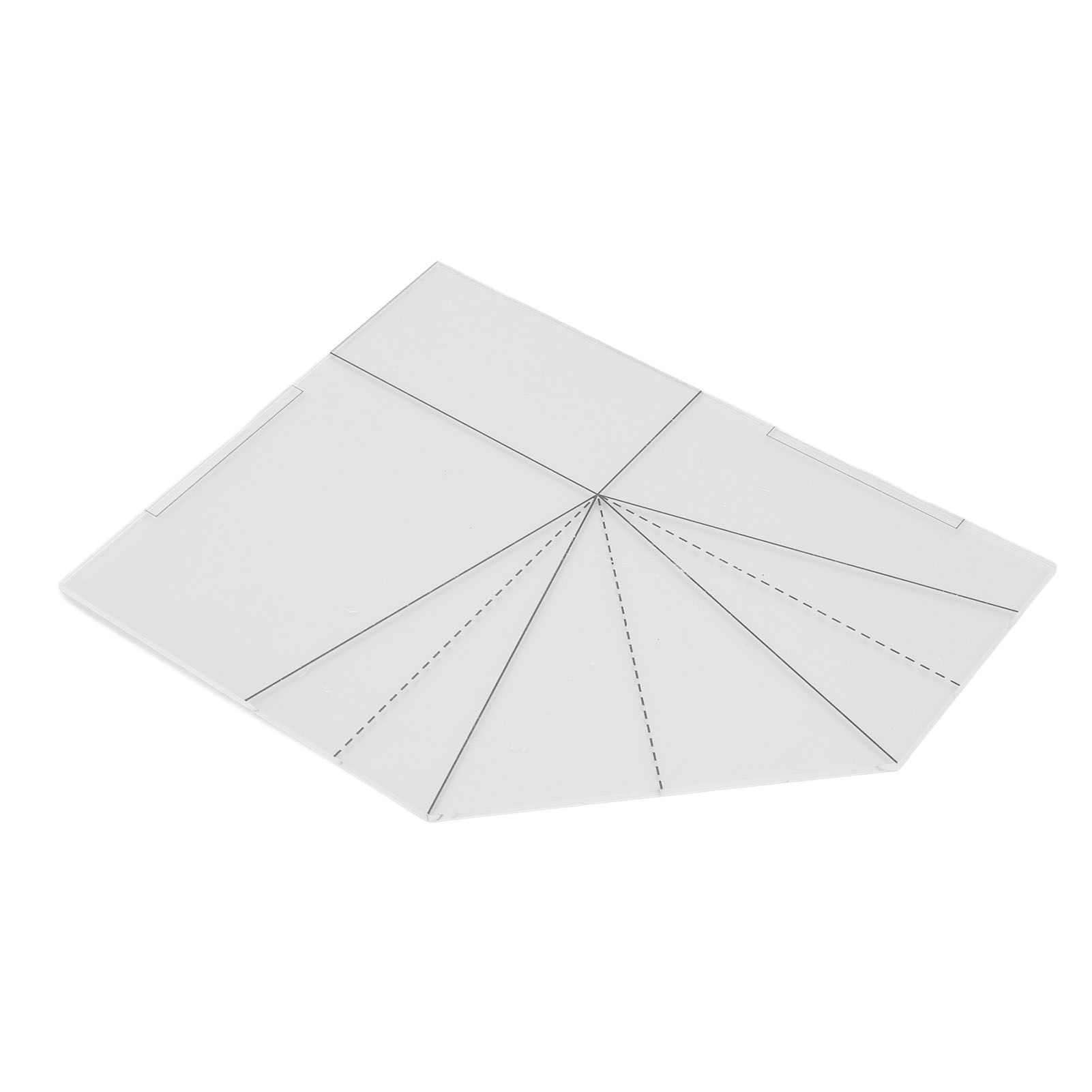 Foldable Food Basket Sew Template Acrylic Transparent Handbag Sewing Template view 10