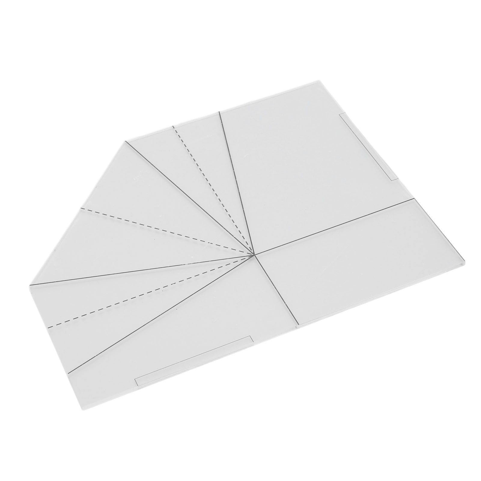 Foldable Food Basket Sew Template Acrylic Transparent Handbag Sewing Template view 12