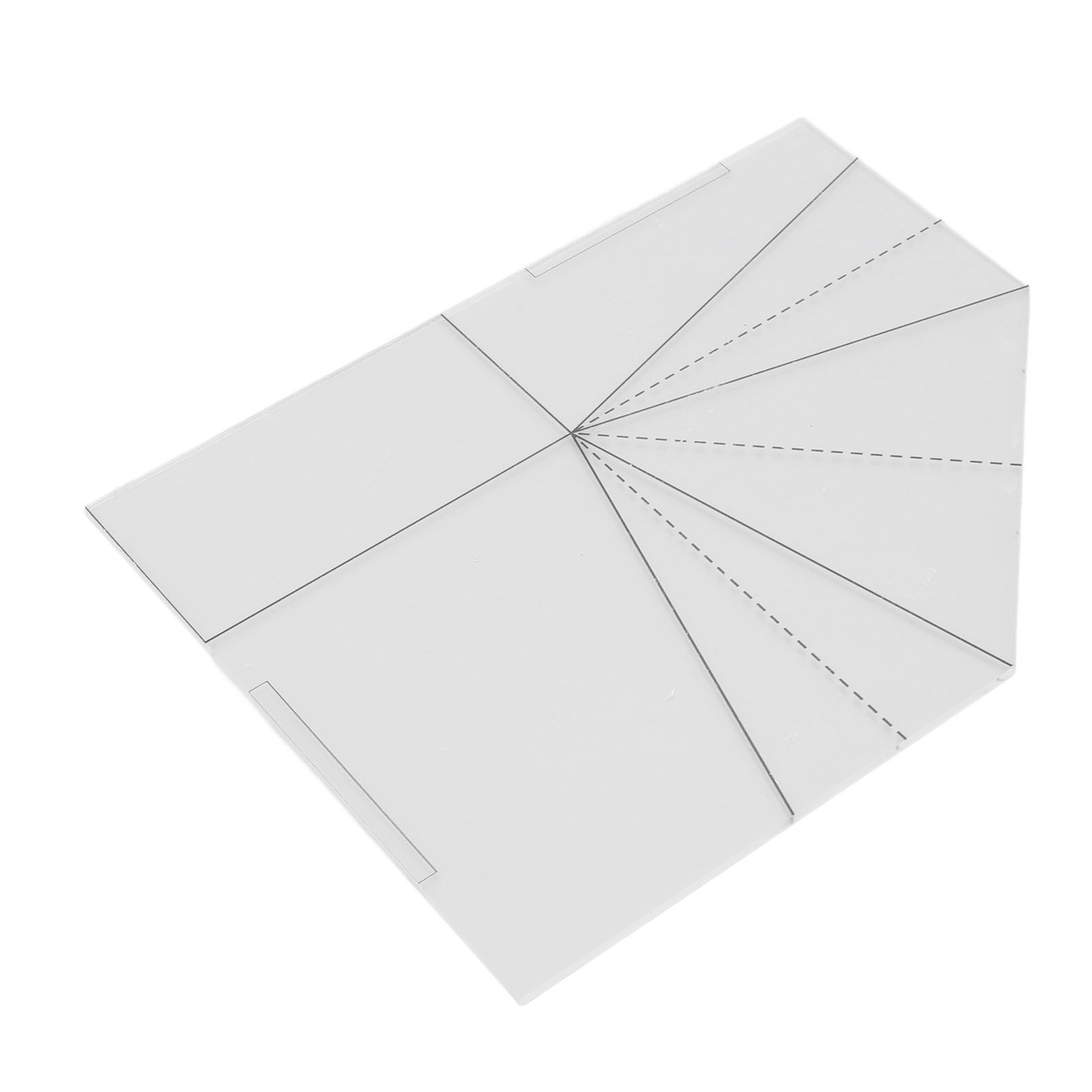 Foldable Food Basket Sew Template Acrylic Transparent Handbag Sewing Template view 8
