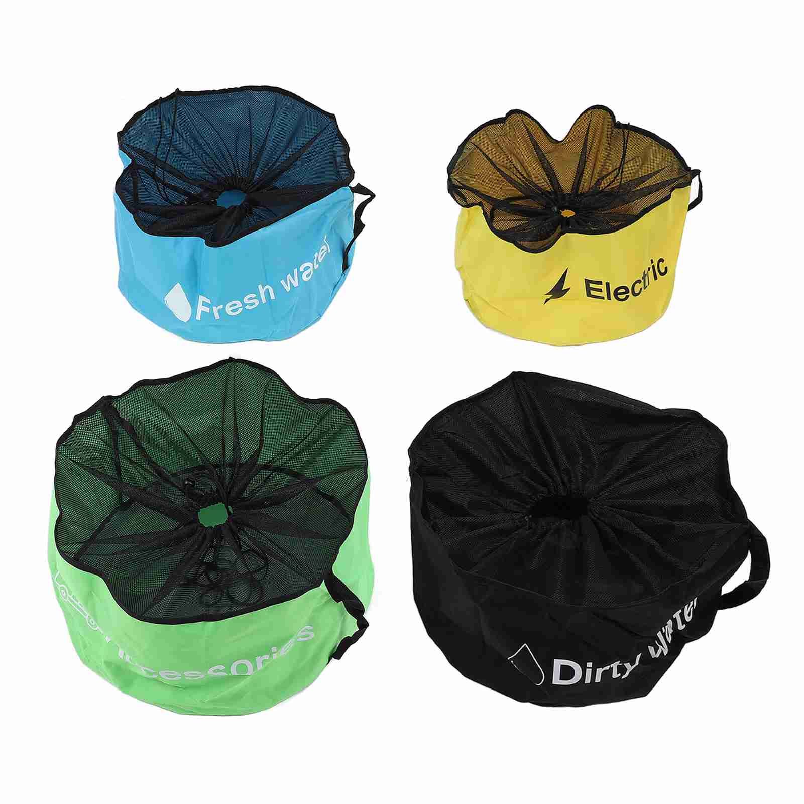 4 Pcs RV Hose Storage Bag 600D Oxford Cloth Water Proof Breathable Electrical