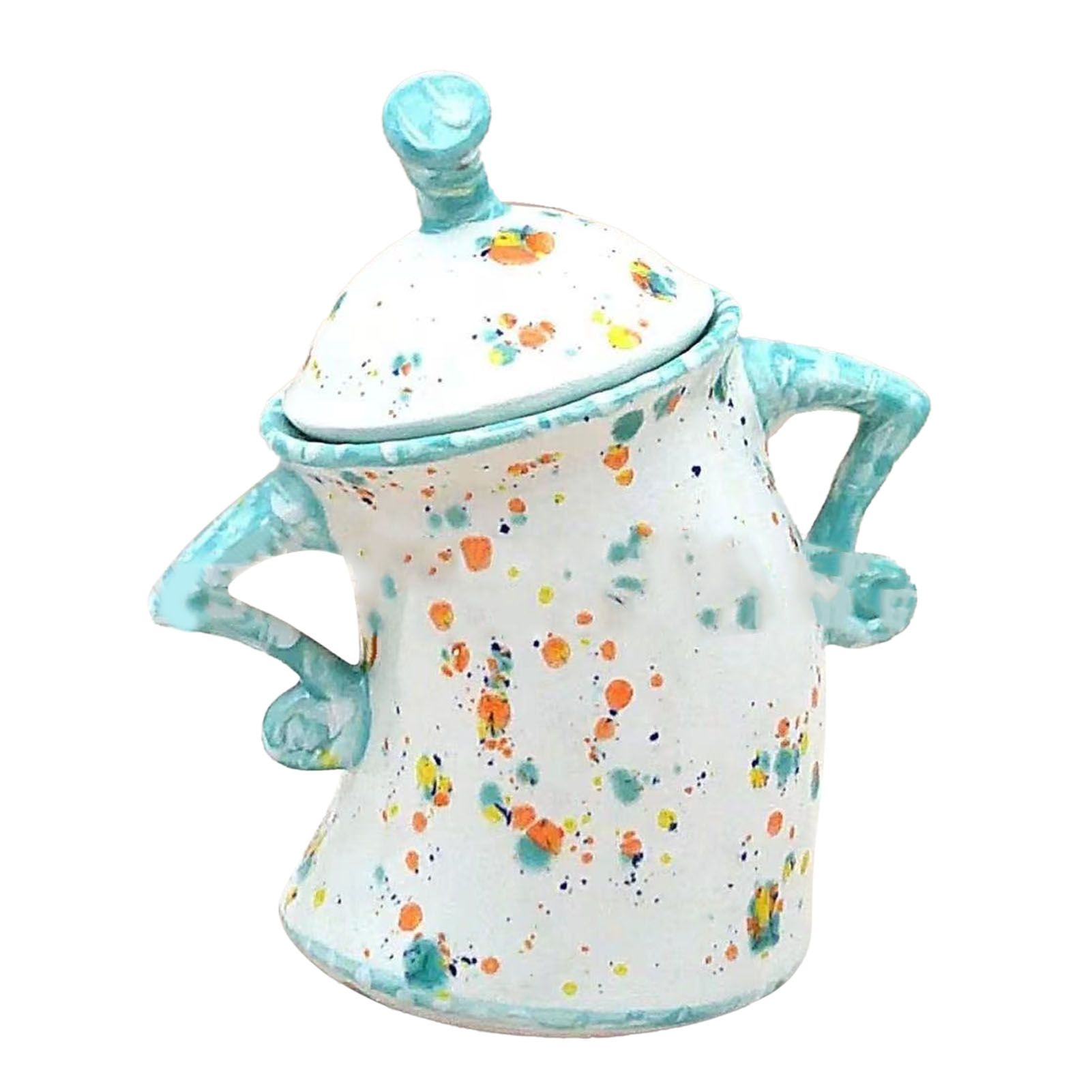 Playful Canister with Attitude Resin Crafts Jar Desktop Cup Ornament for view 3