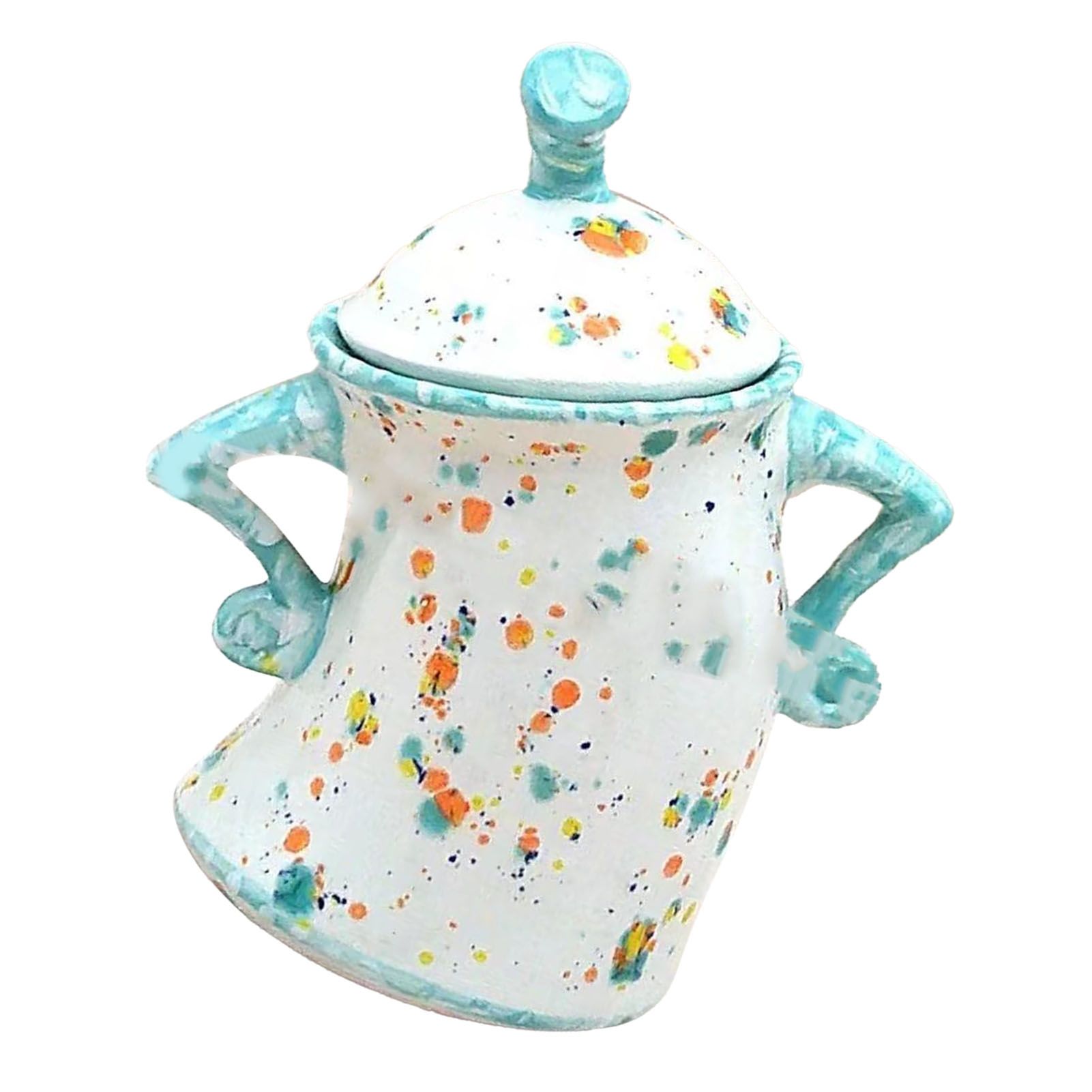 Playful Canister with Attitude Resin Crafts Jar Desktop Cup Ornament for view 4