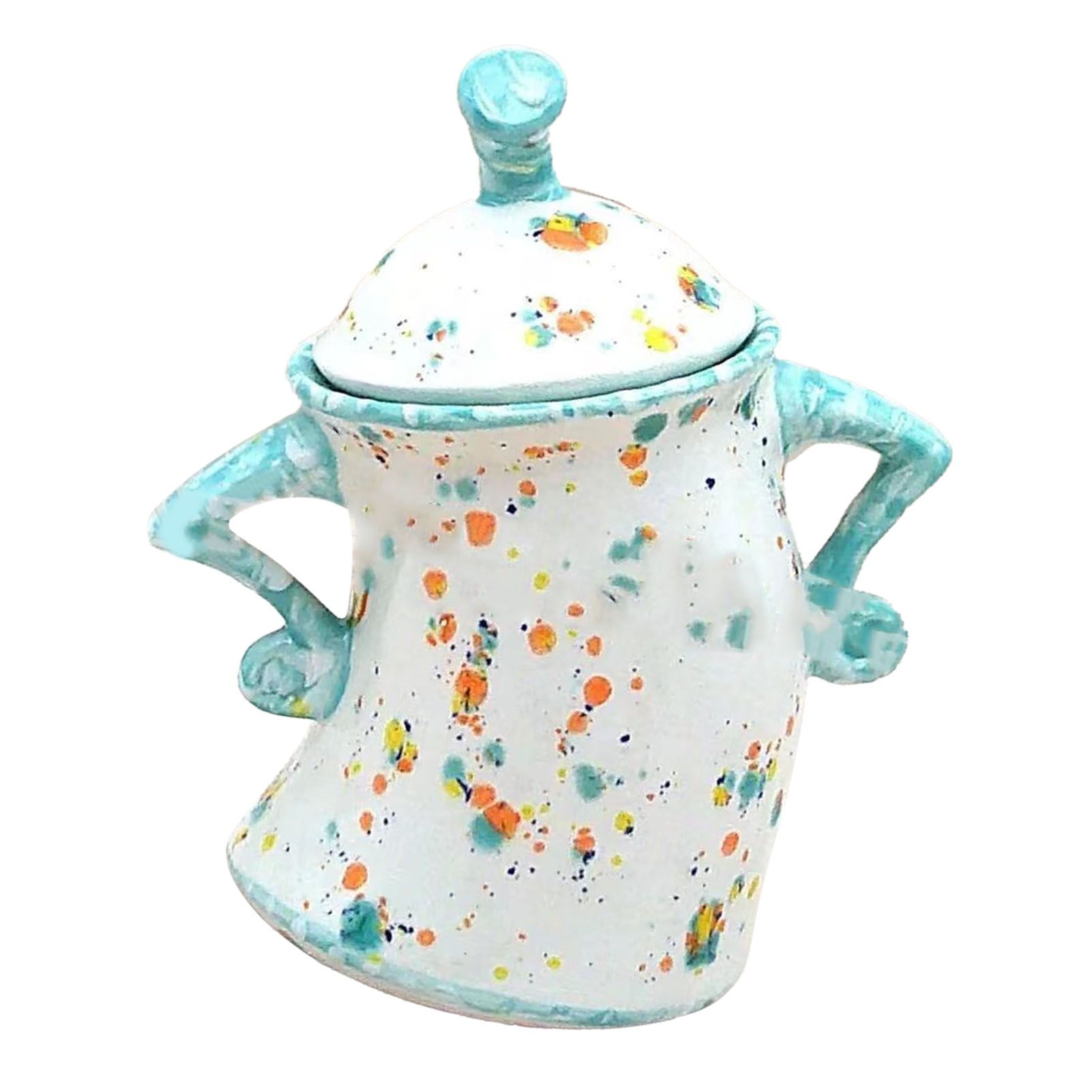 Playful Canister with Attitude Resin Crafts Jar Desktop Cup Ornament for view 6