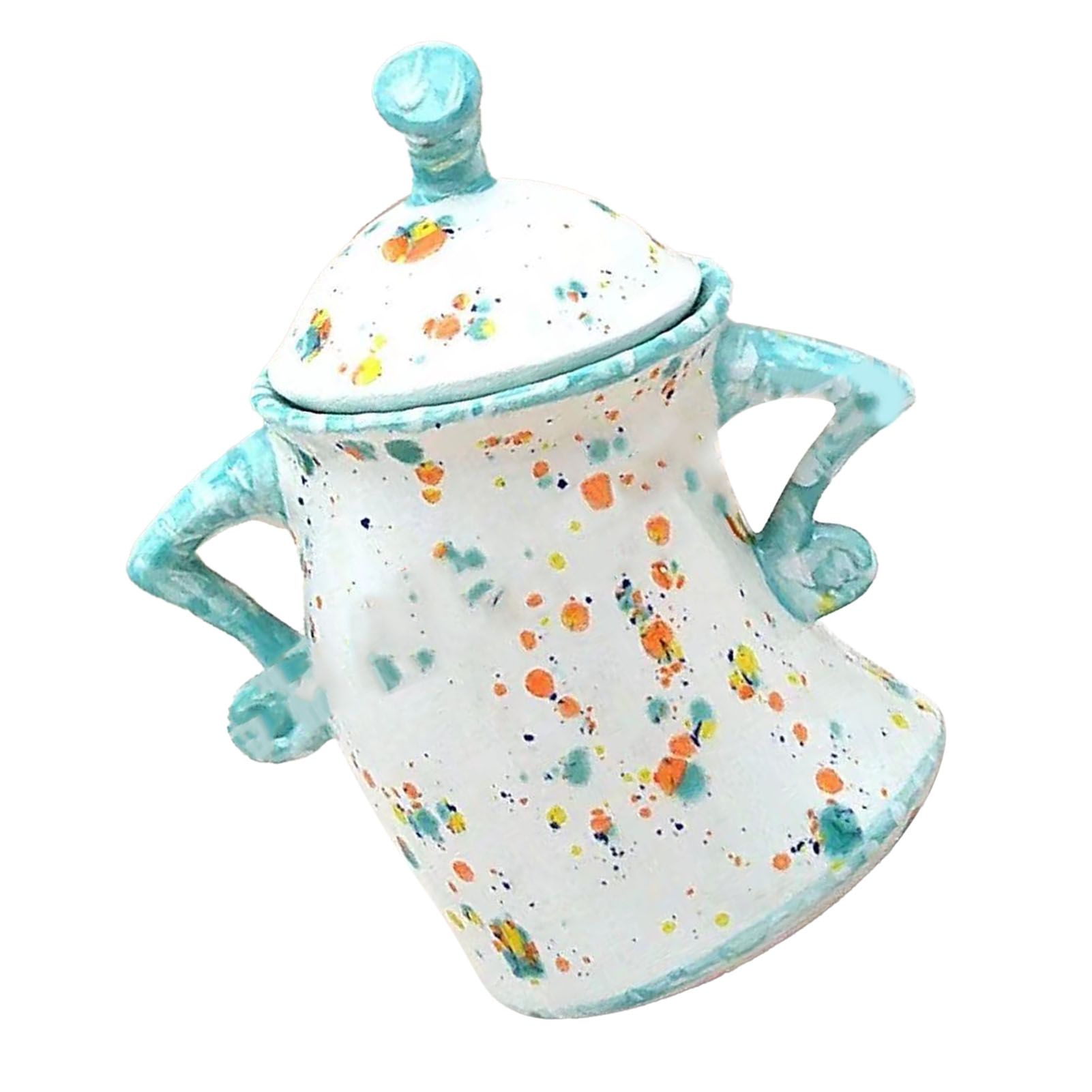 Playful Canister with Attitude Resin Crafts Jar Desktop Cup Ornament for view 9