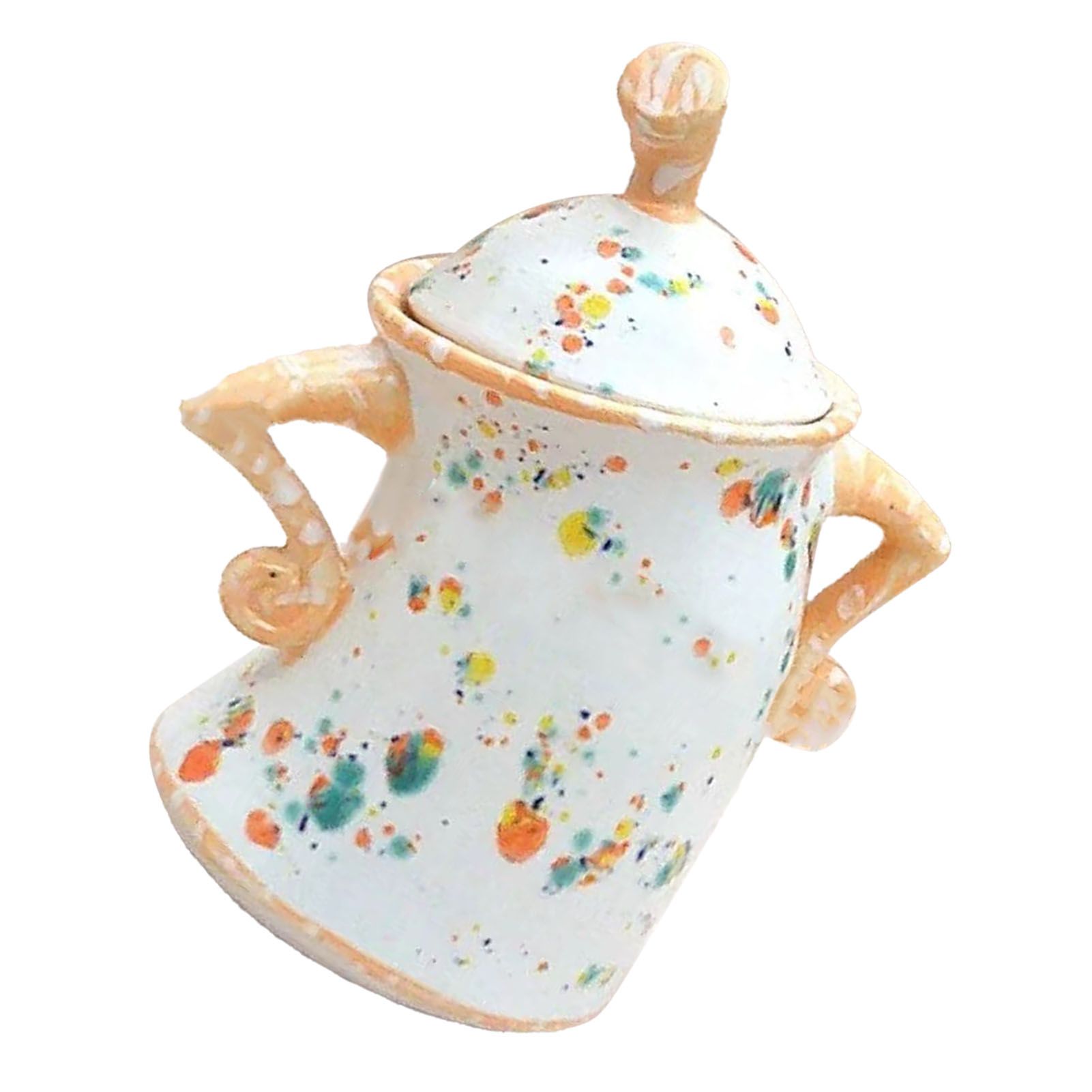 Playful Canister with Attitude Resin Crafts Jar Desktop Cup Ornament for