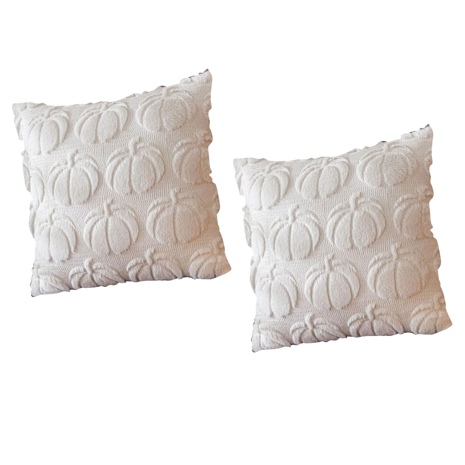 2pcs Pumpkin Fall Decorative Throw Pillow Covers Soft Pillow Cases for Chair view 6
