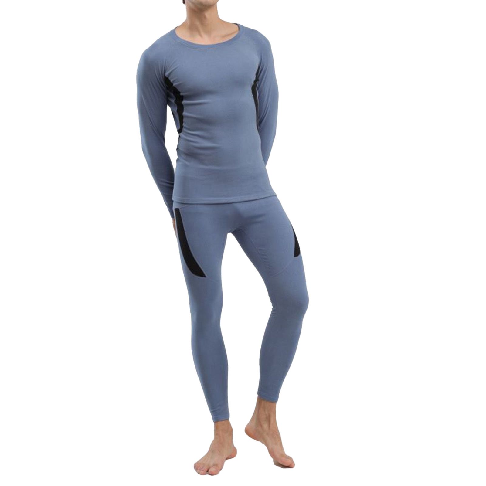 Men Thermal Long Underwear Set Seamless Comfortable Close Fitting Warm Winter view 5