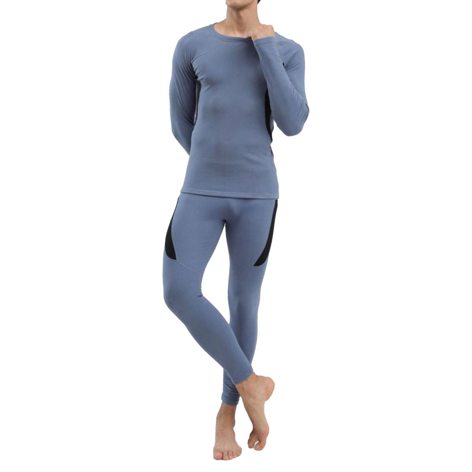 Men Thermal Long Underwear Set Seamless Comfortable Close Fitting Warm Winter view 3