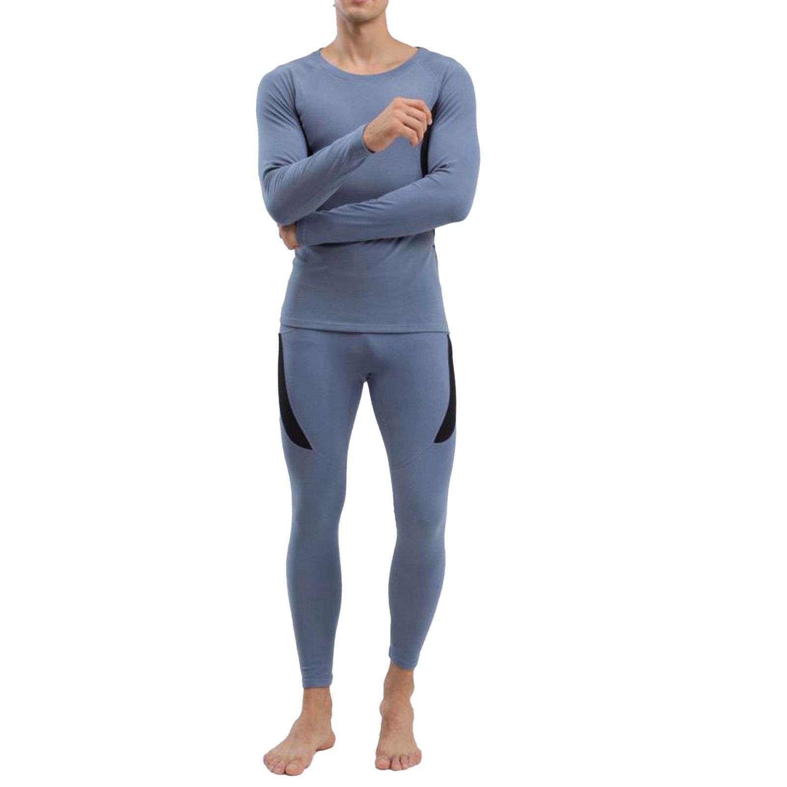 Men Thermal Long Underwear Set Seamless Comfortable Close Fitting Warm Winter view 4
