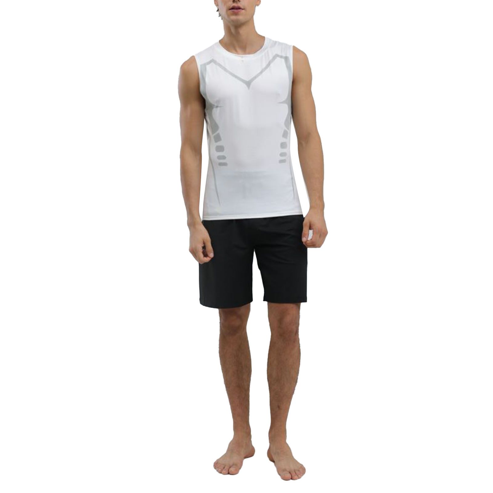 Men Workout Sleeveless Top Fast Drying Enhanced Comfort Breathable Fashionable view 3
