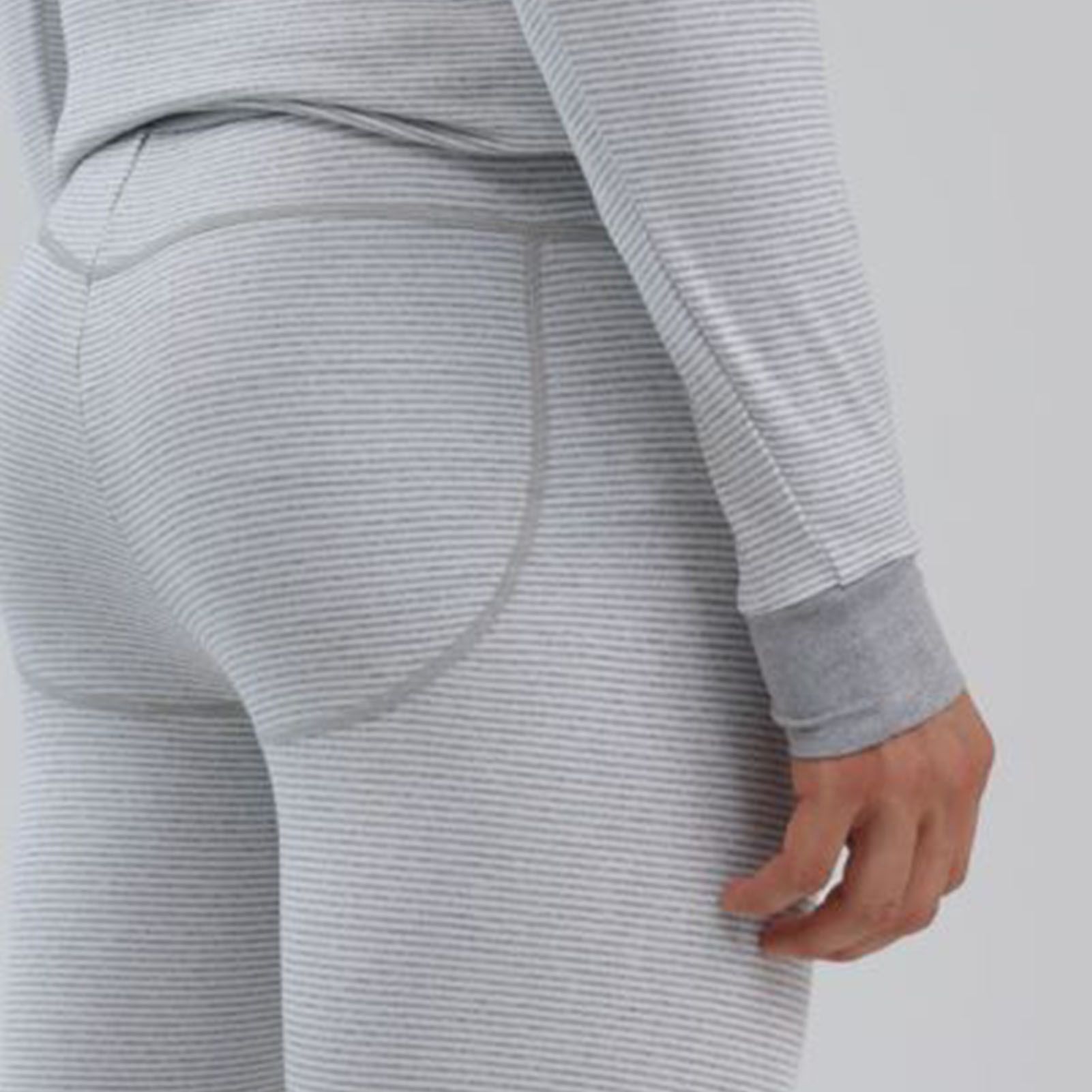 1 Set Men Thermal Underwear Set Knit Slim Fit Stylish Warm Winter Base Layer view 5