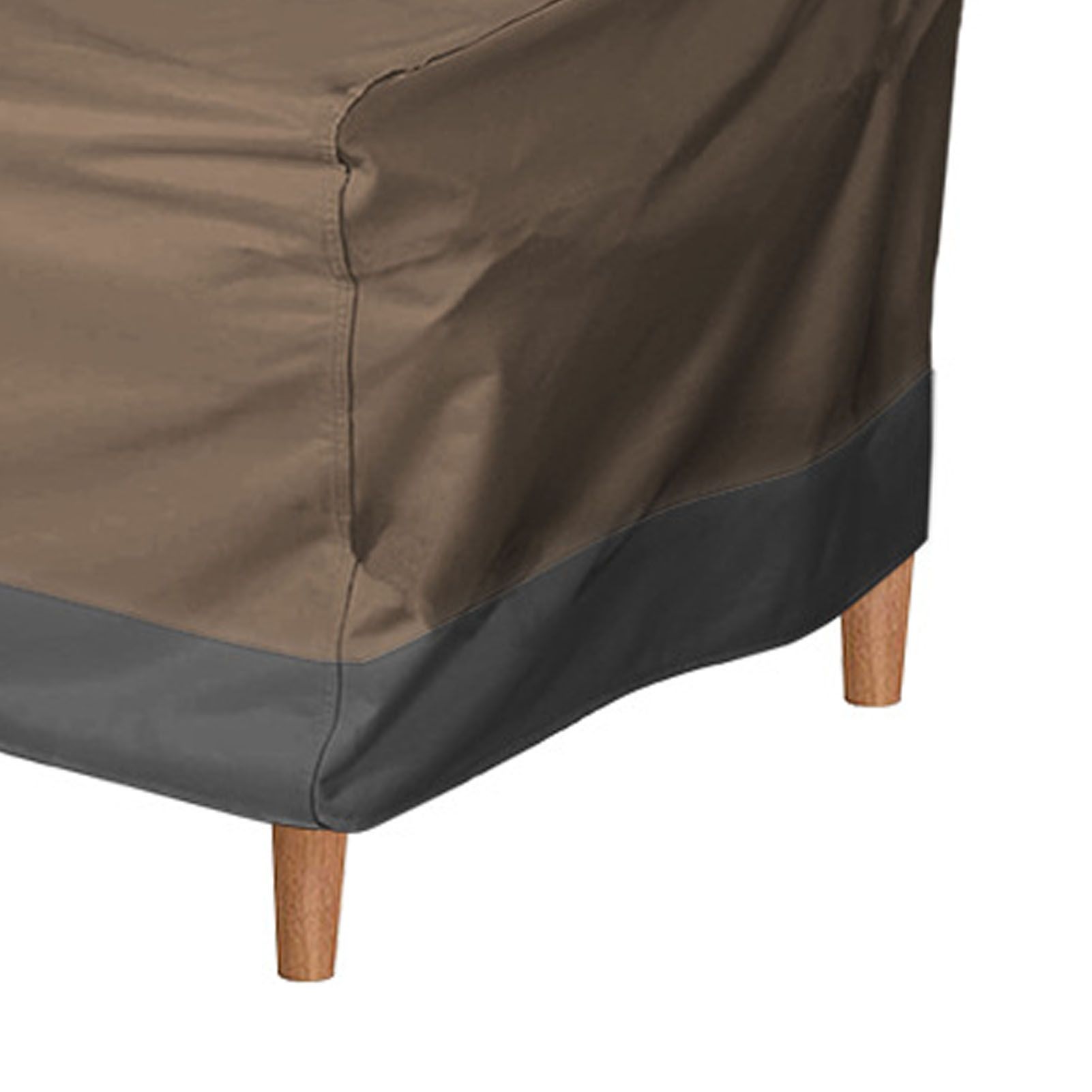 Patio Chair Cover Oxford Cloth Water Resistant Silver Coating Outdoor view 2