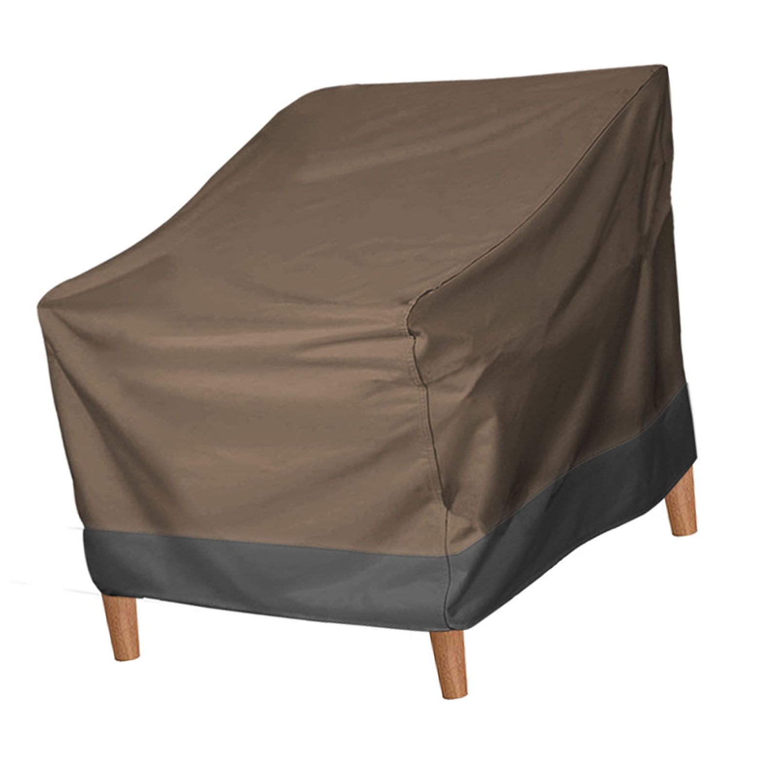 Patio Chair Cover Oxford Cloth Water Resistant Silver Coating Outdoor view 4