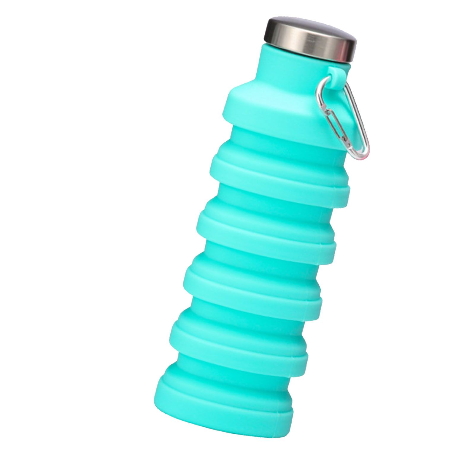 Silicone Foldable Water Bottle Portable Leakproof Reusable Travel Water Cup
