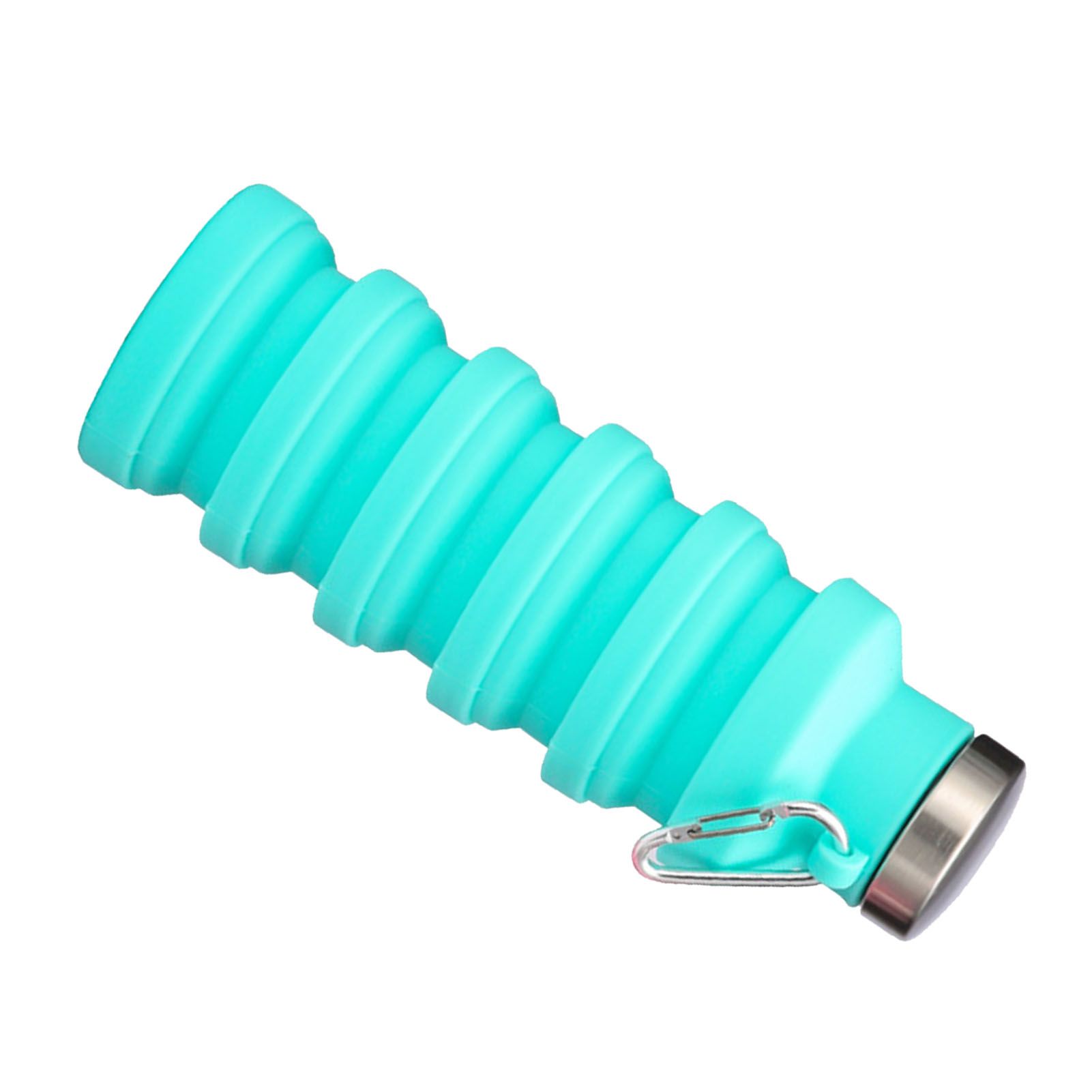 Silicone Foldable Water Bottle Portable Leakproof Reusable Travel Water Cup view 4