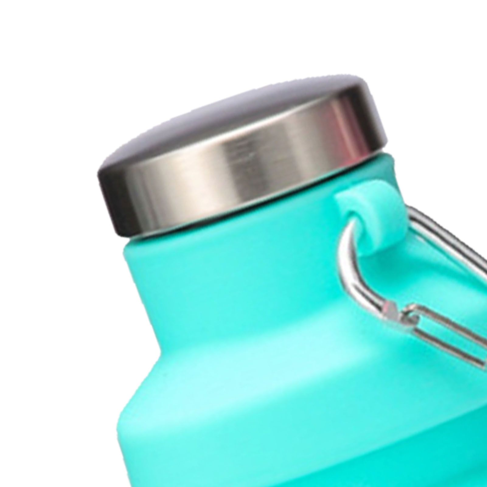 Silicone Foldable Water Bottle Portable Leakproof Reusable Travel Water Cup view 7
