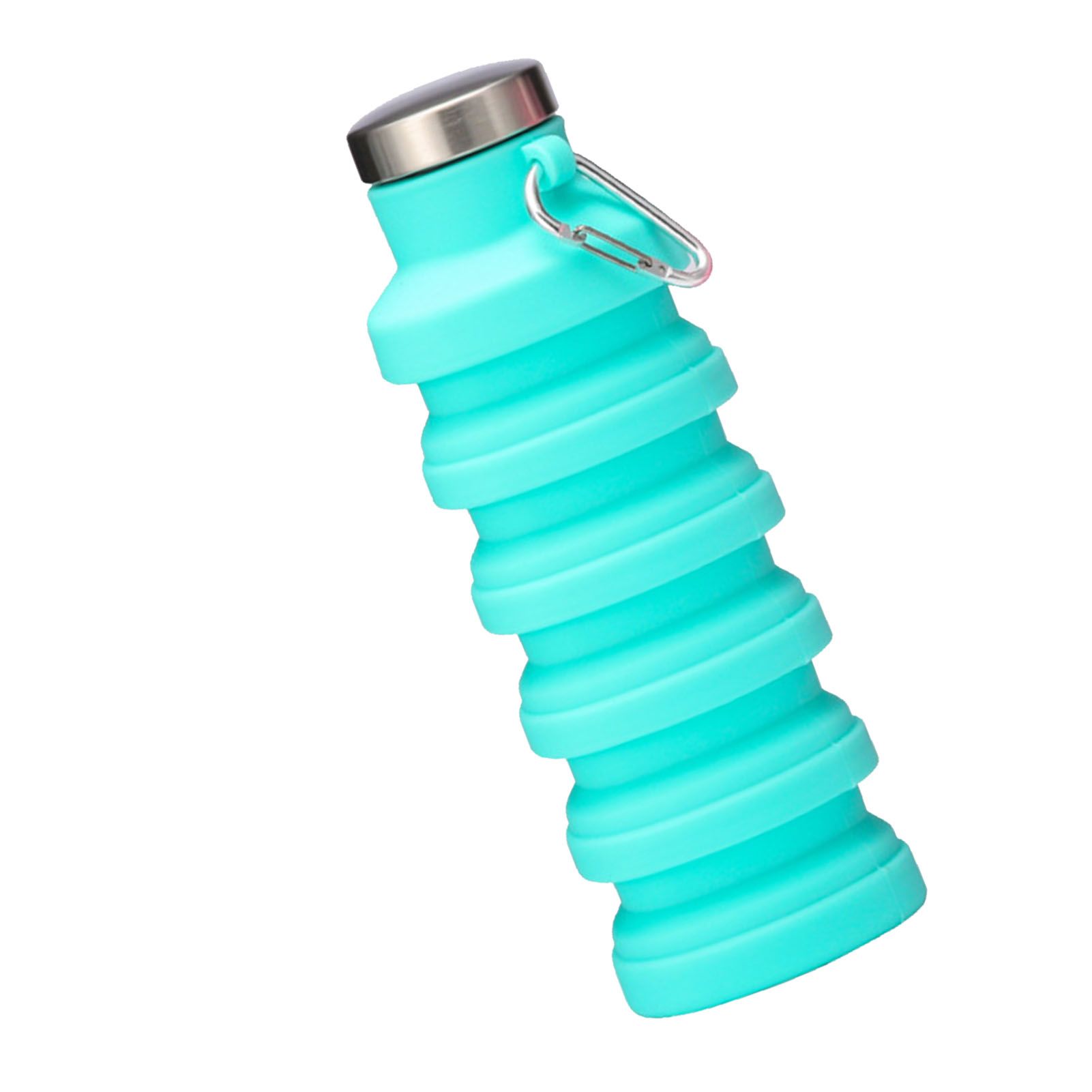 Silicone Foldable Water Bottle Portable Leakproof Reusable Travel Water Cup view 9