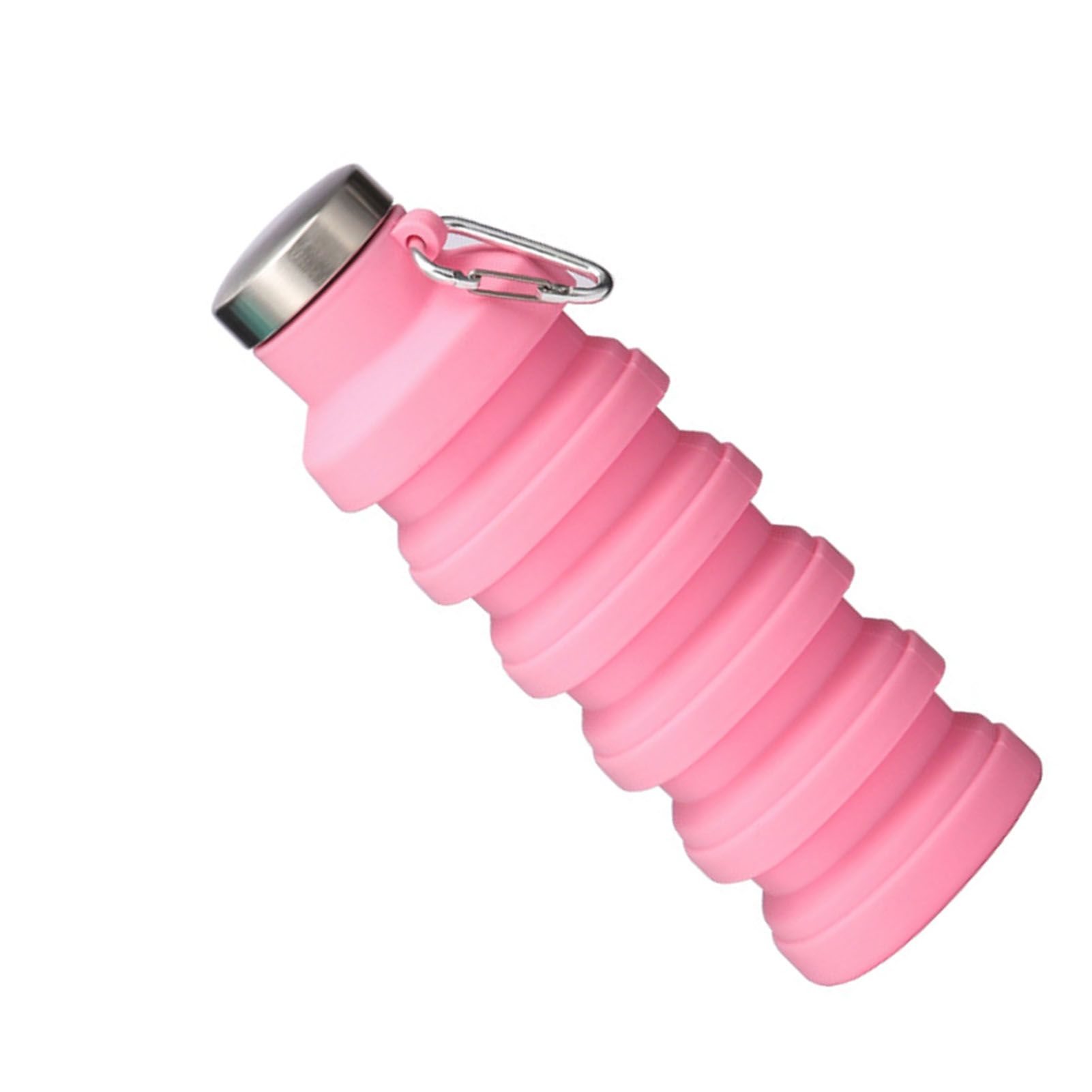 Silicone Foldable Water Bottle Portable Leakproof Reusable Travel Water Cup