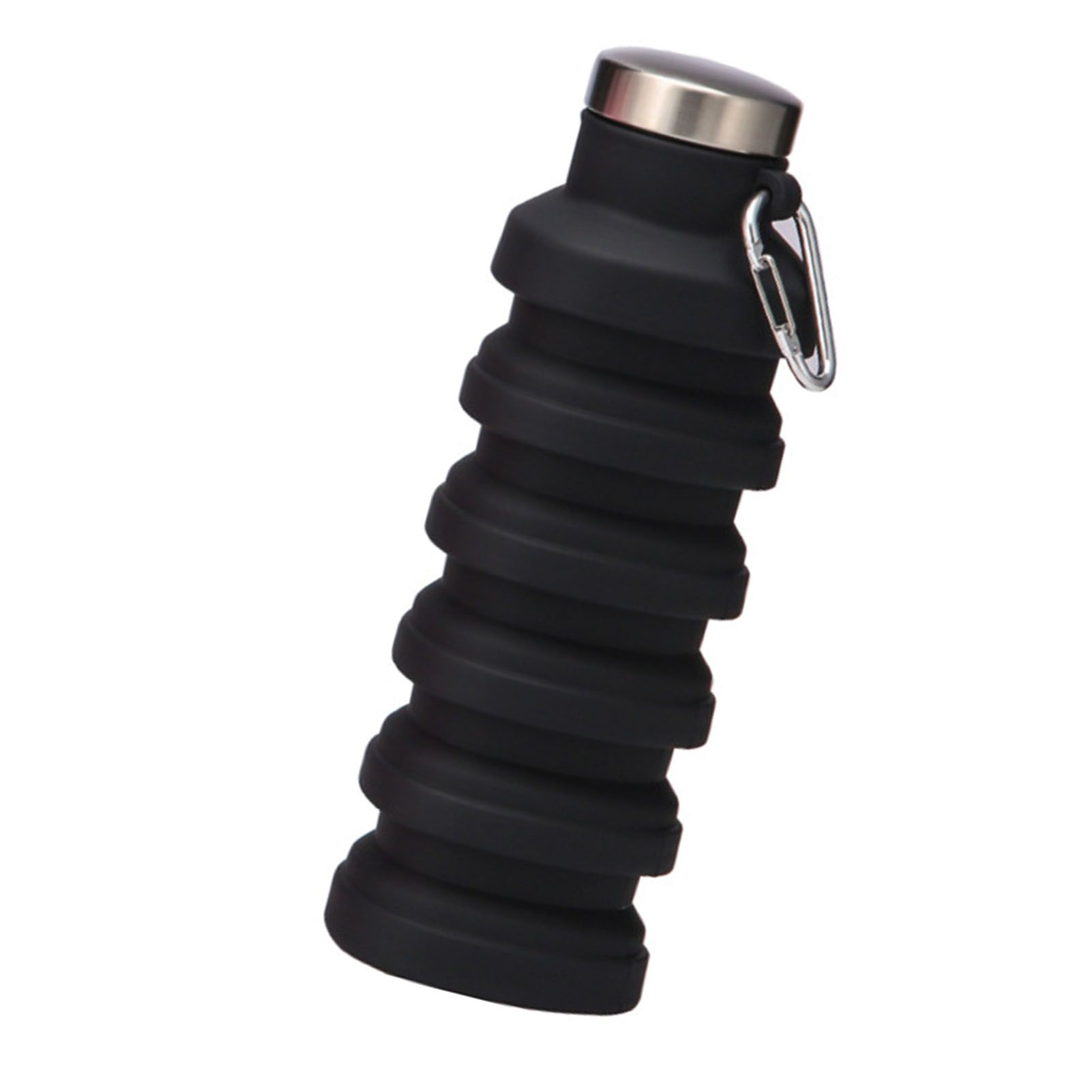 Silicone Foldable Water Bottle Portable Leakproof Reusable Travel Water Cup