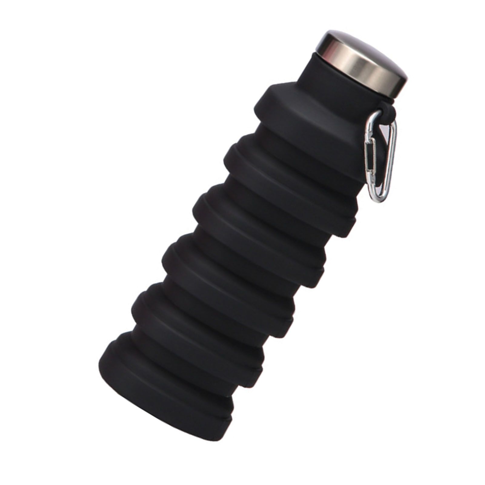 Silicone Foldable Water Bottle Portable Leakproof Reusable Travel Water Cup view 9