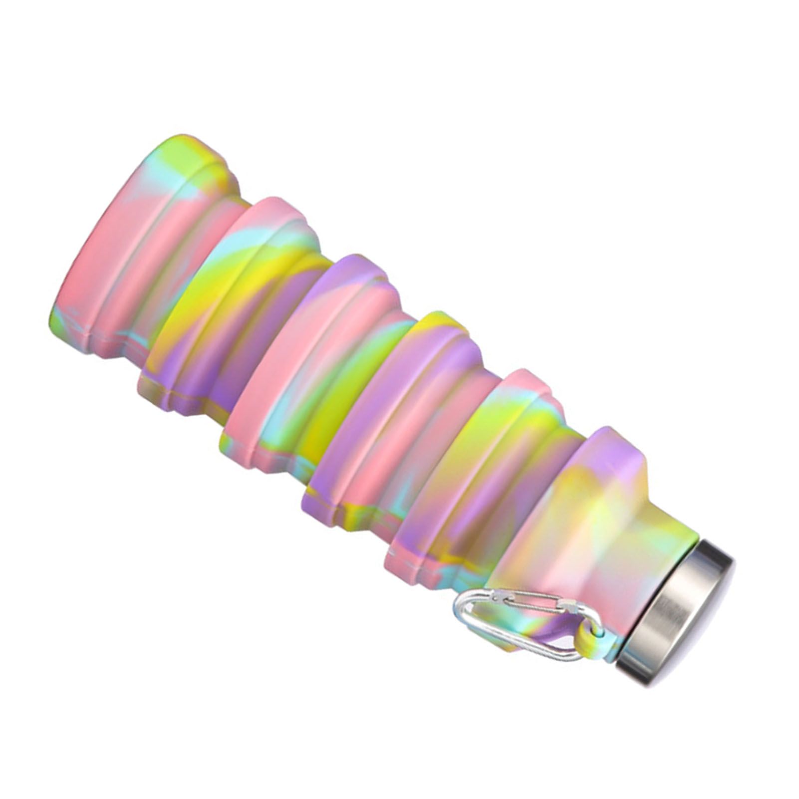 Silicone Foldable Water Bottle Portable Leakproof Reusable Travel Water Cup